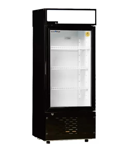 Snow Village Single Glass Door Display Fridge LC-138