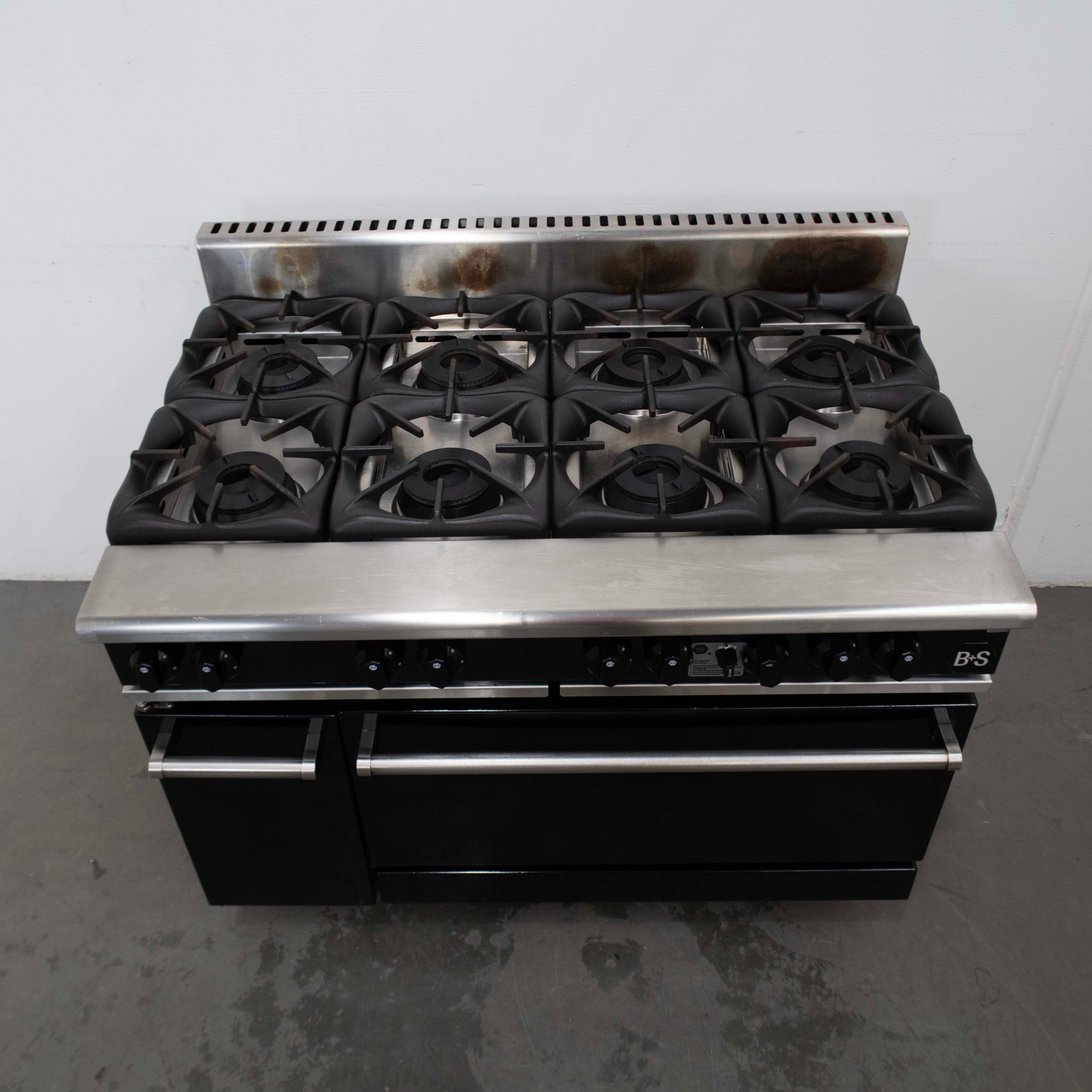 B&S OV-SB8 8 Burner Oven Range - 814127
