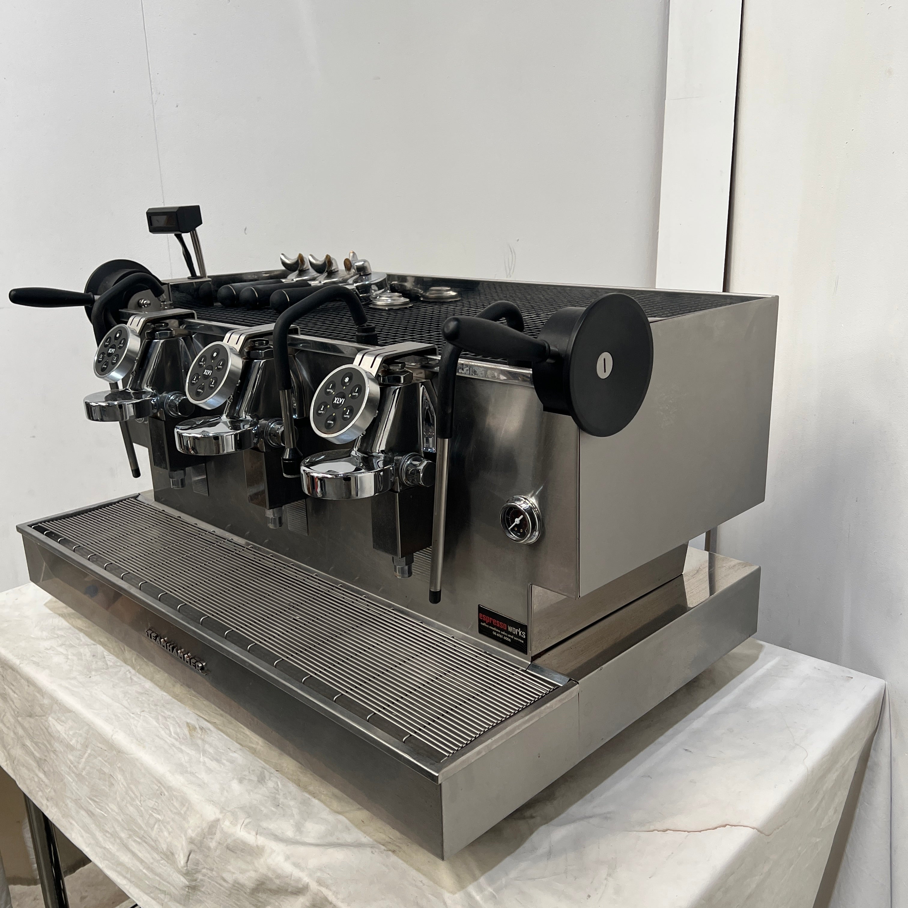 XLVI Steamhammer Electronic 3 Group Coffee Machine - 827923