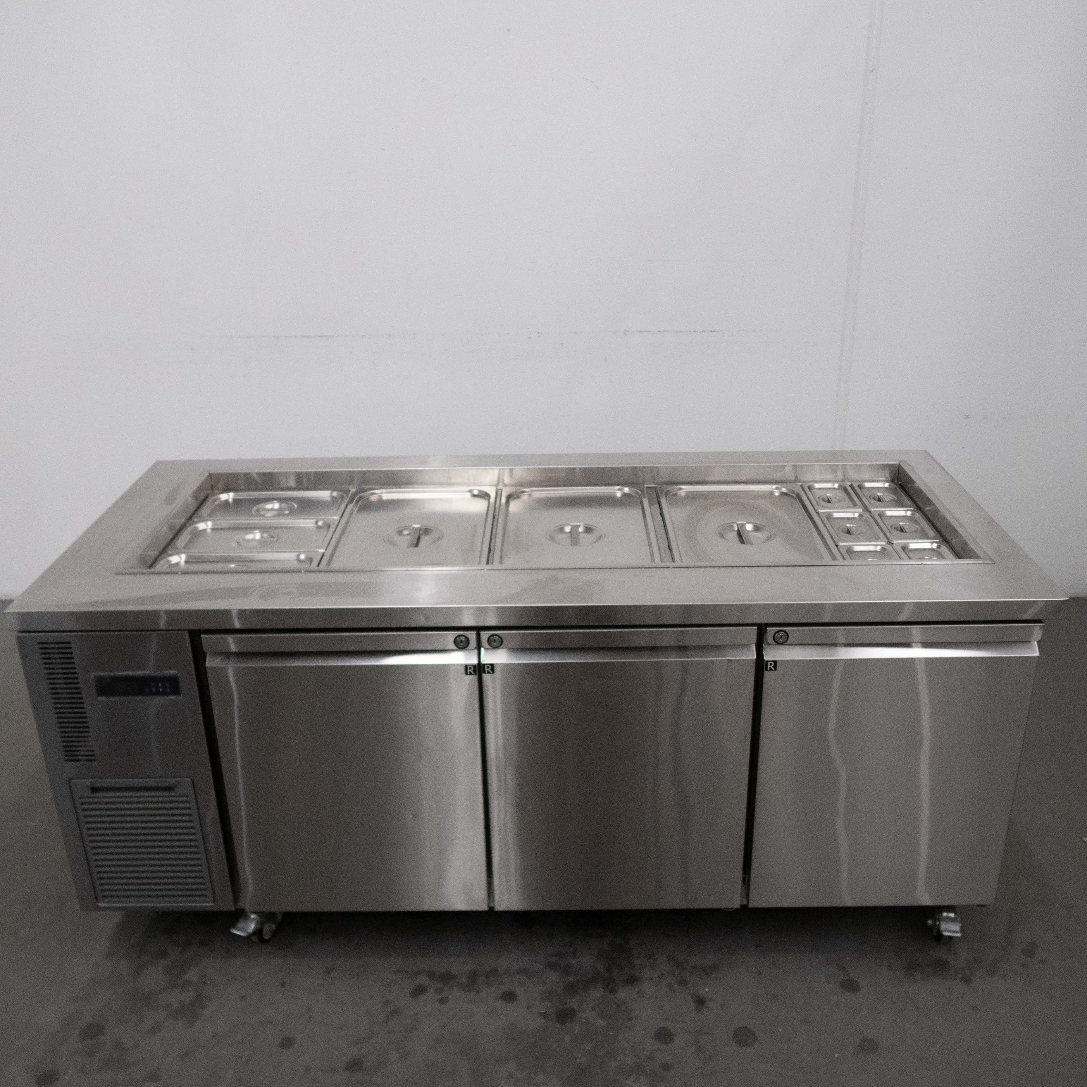 Austune CUS18-3 3 Door Salad Prep Fridge - 830989