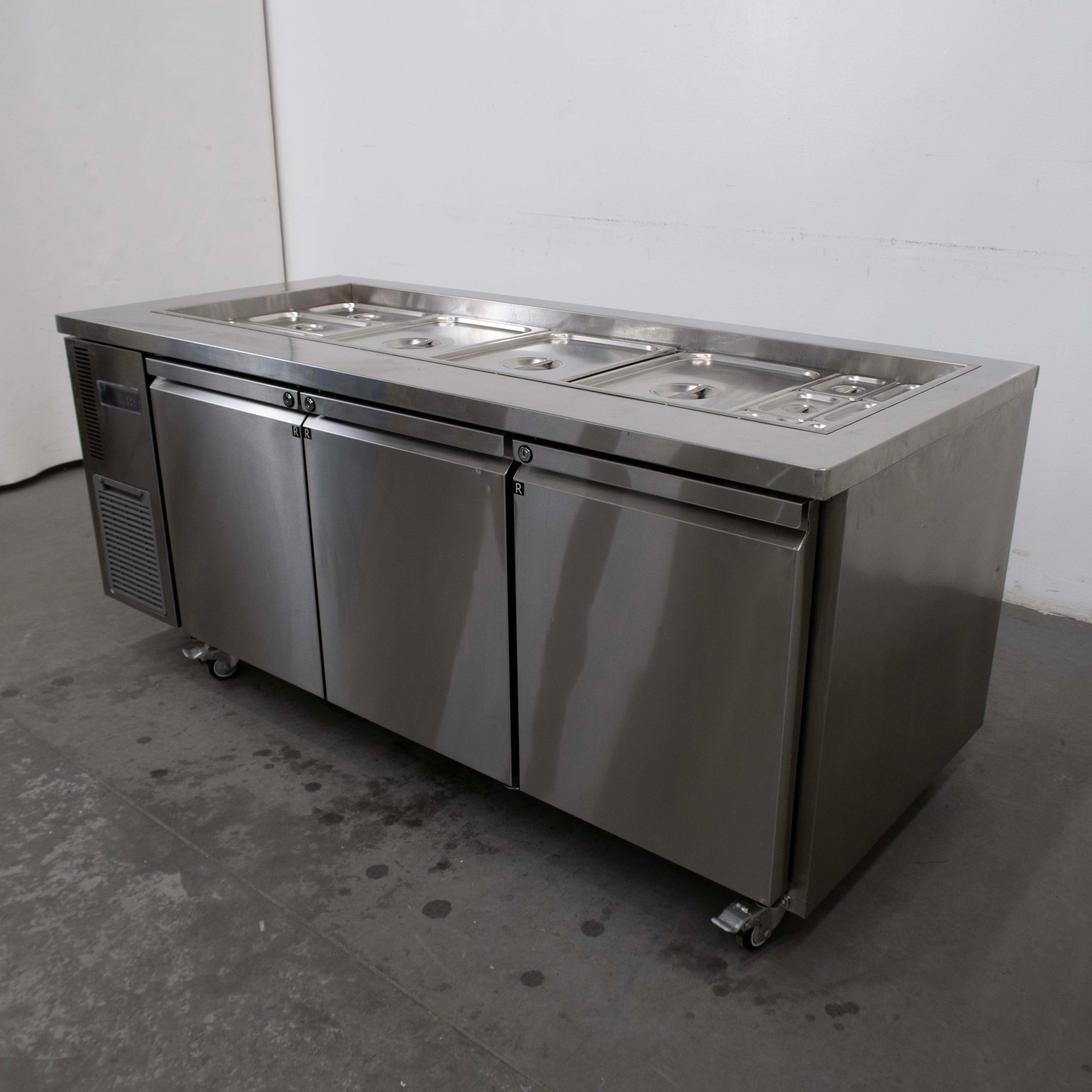 Austune CUS18-3 3 Door Salad Prep Fridge - 830989