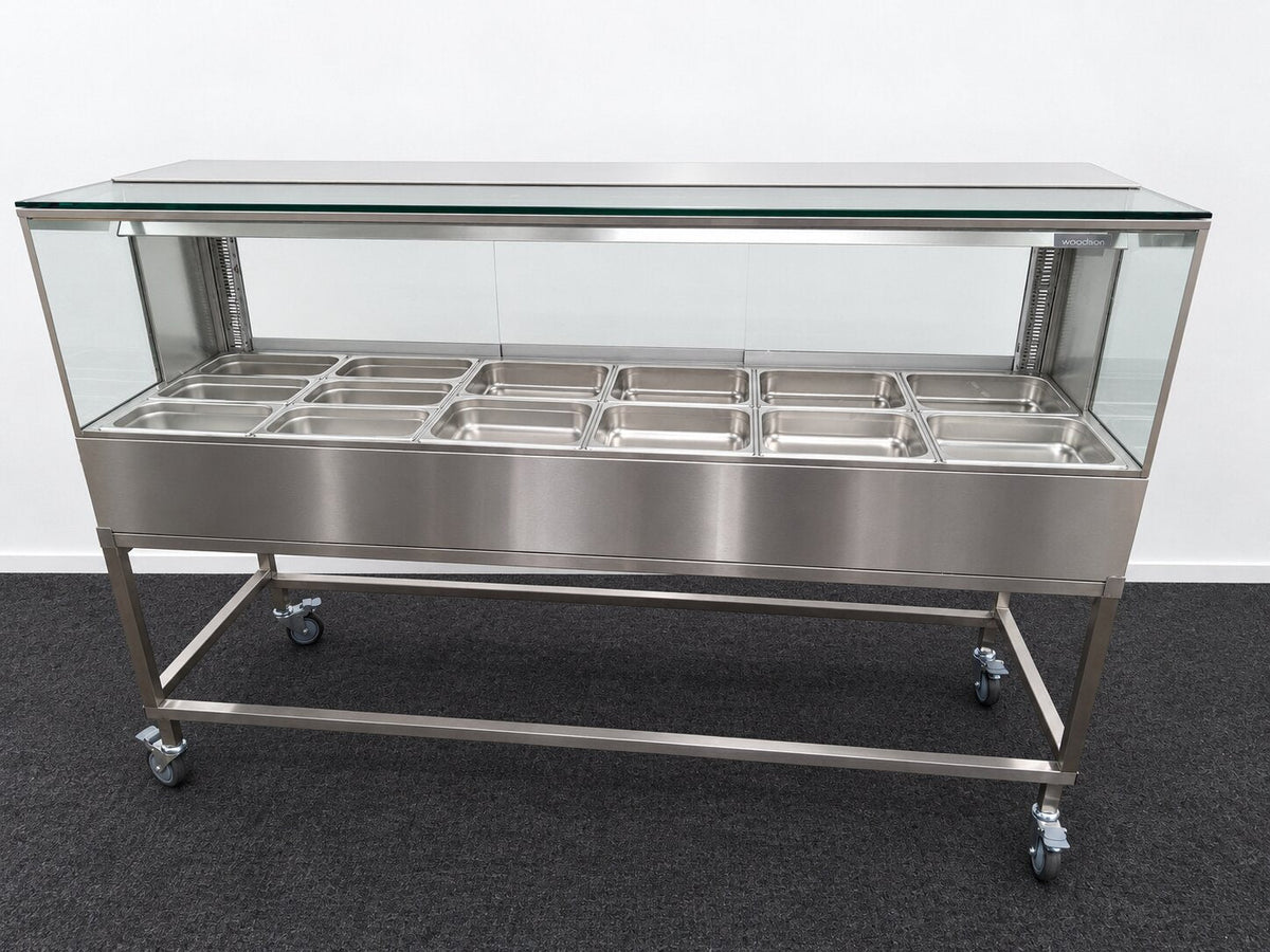 Woodson W.HFSQ26C Hot Food Display + Trolley - 851124
