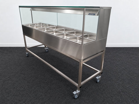 Woodson W.HFSQ26C Hot Food Display + Trolley - 851124