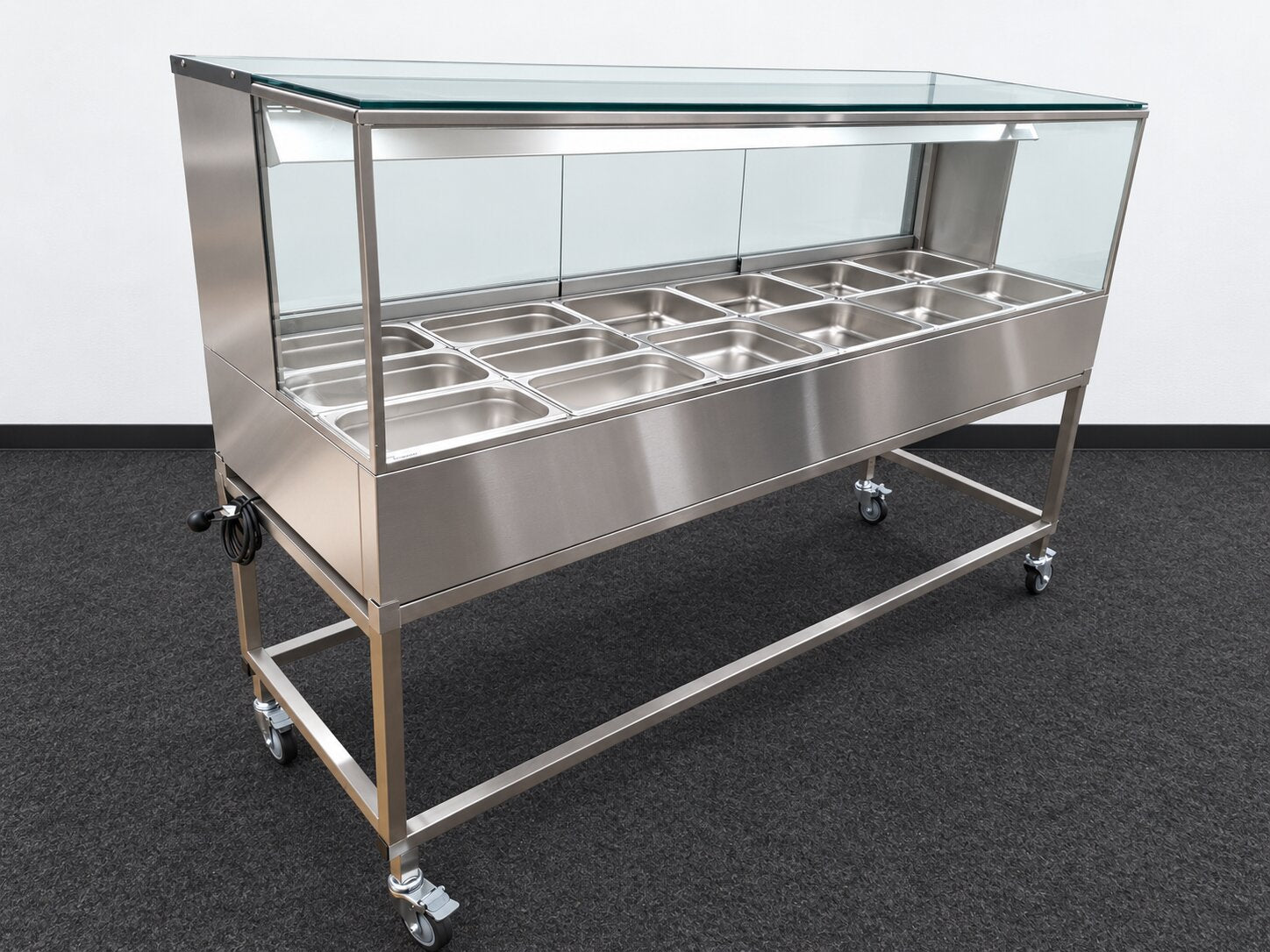 Woodson W.HFSQ26C Hot Food Display + Trolley - 851124