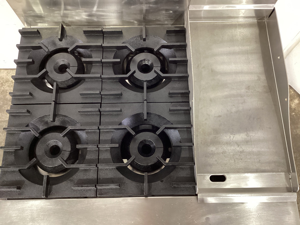 B+S KOV-SB4-GRP3 4 Burner Range Oven - 860784