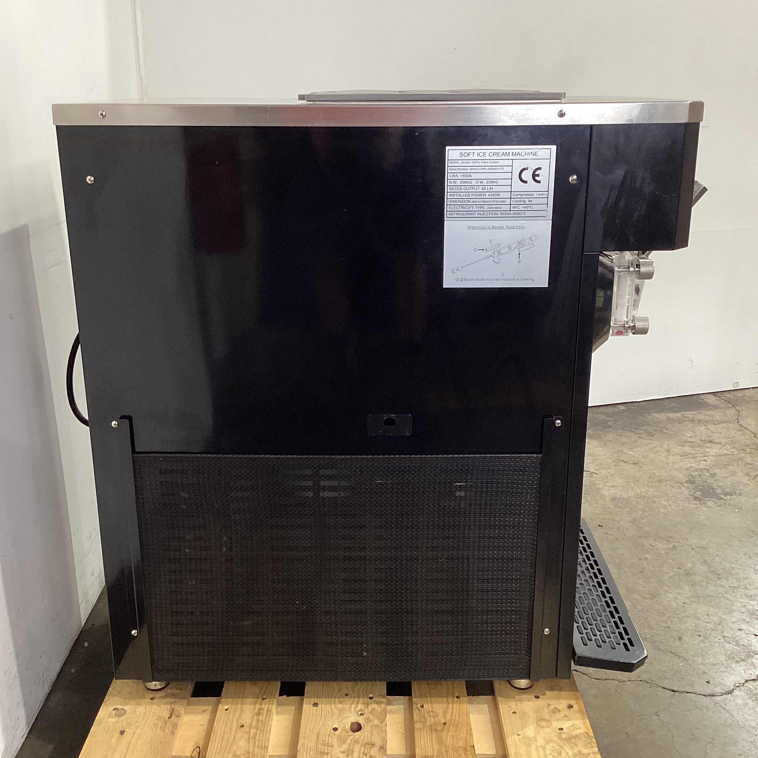 Brullen i26 Pro Twin System Ice Cream Machine - 872595