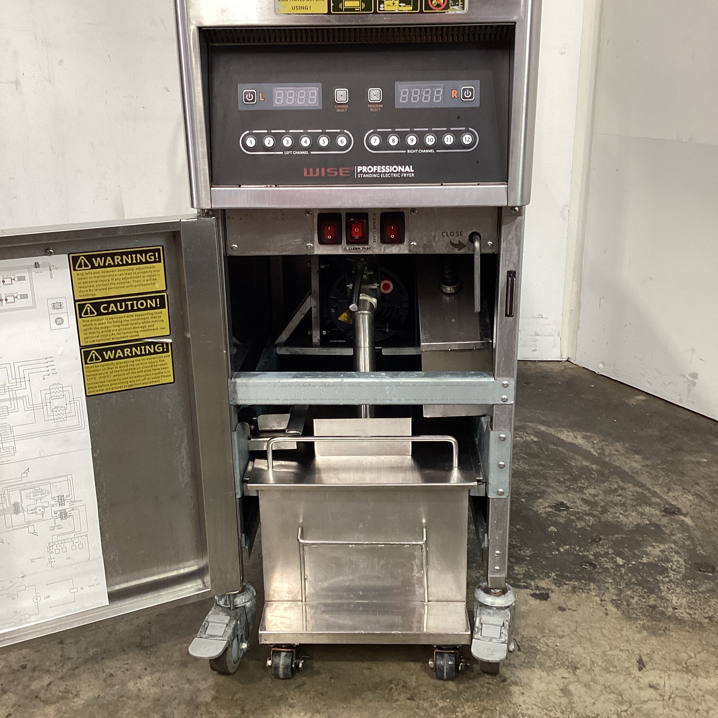Wise AWEL-1LF Standing Fryer - 875020