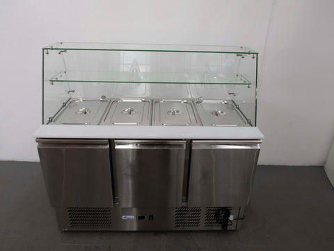 FED-X XS903GC Sandwich Prep Fridge - 885553