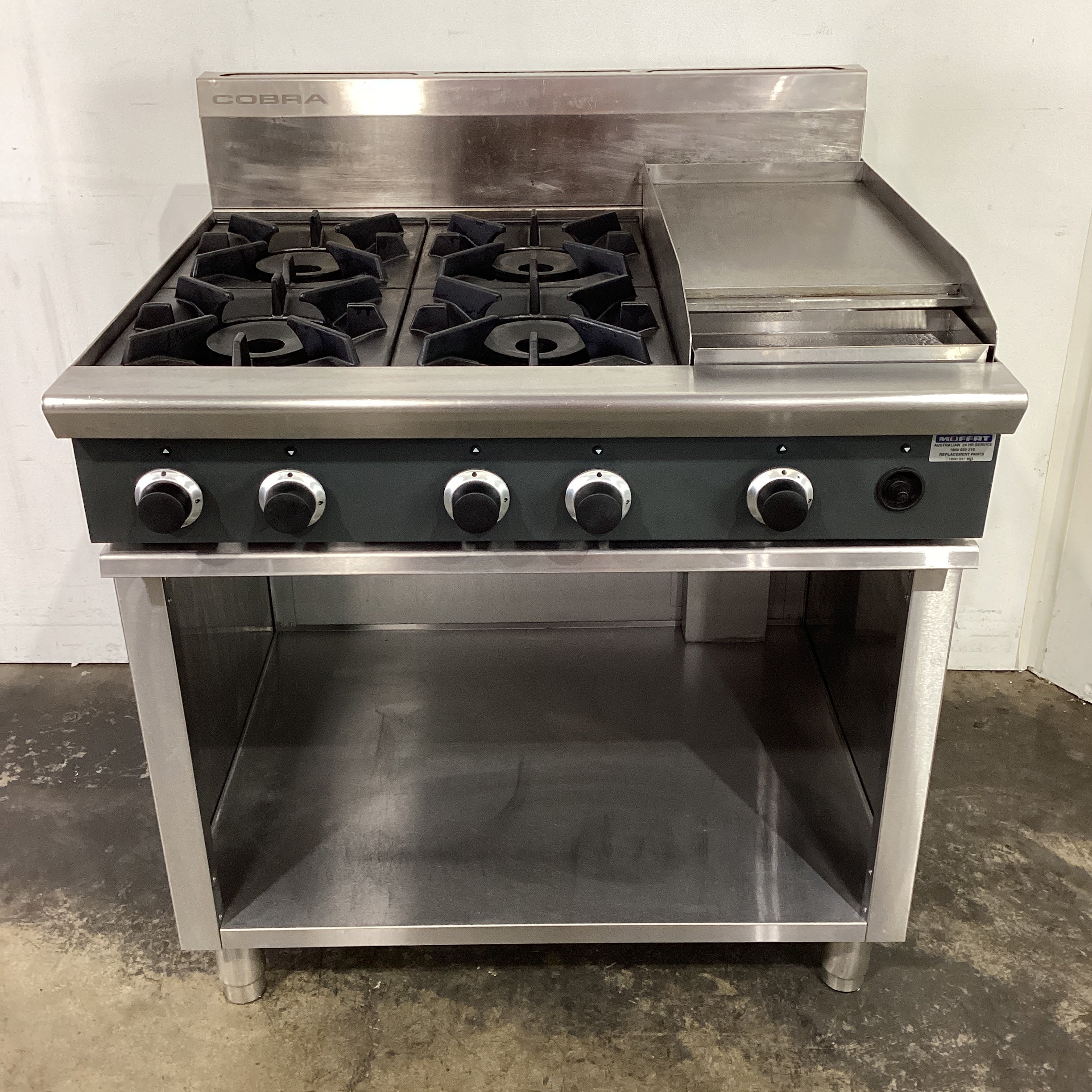 Cobra C9CF 4 Burner Cooktop/Griddle Combo - 906440