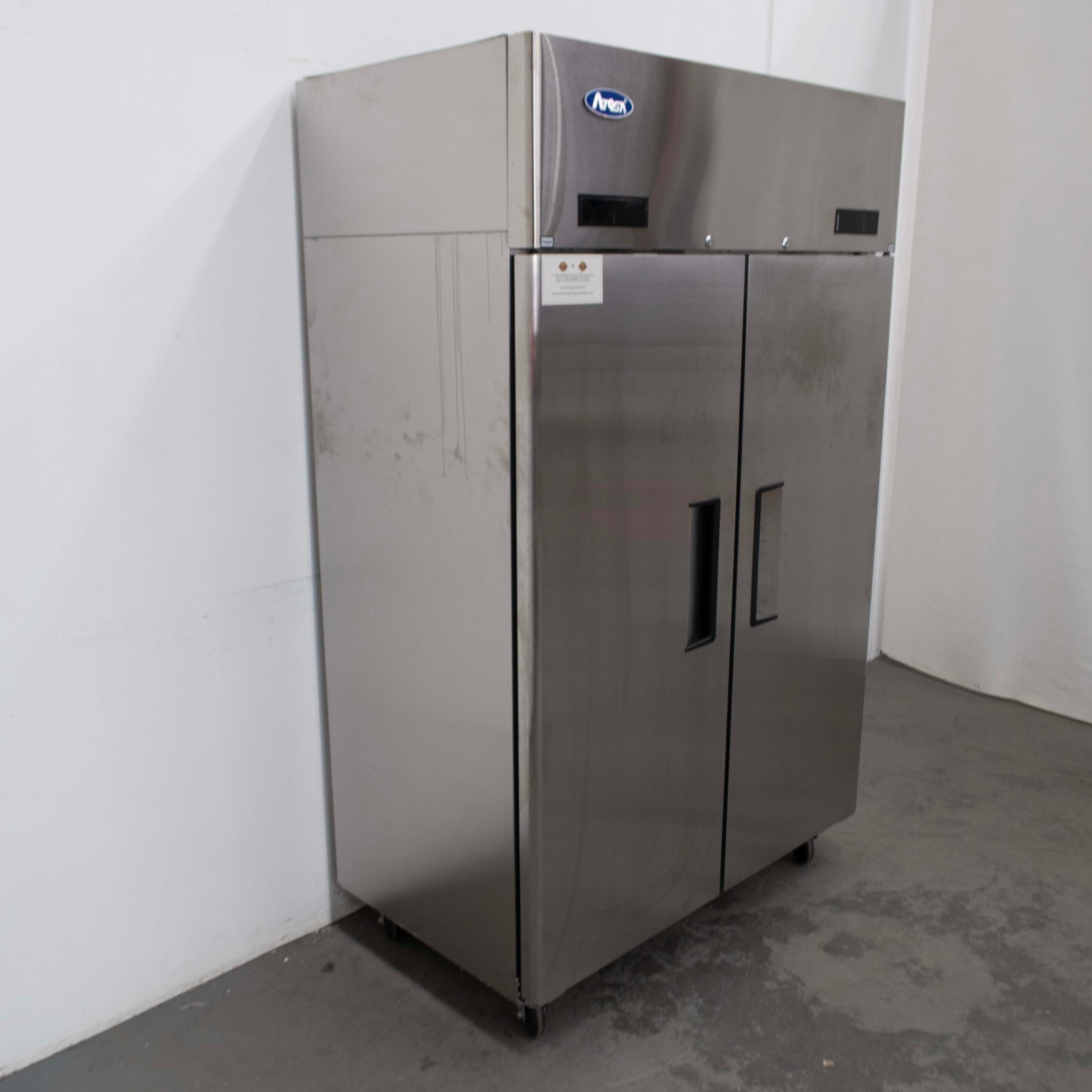 Atosa YBF9239GR 2 Solid Door Upright Fridge/Freezer Combo - 911323