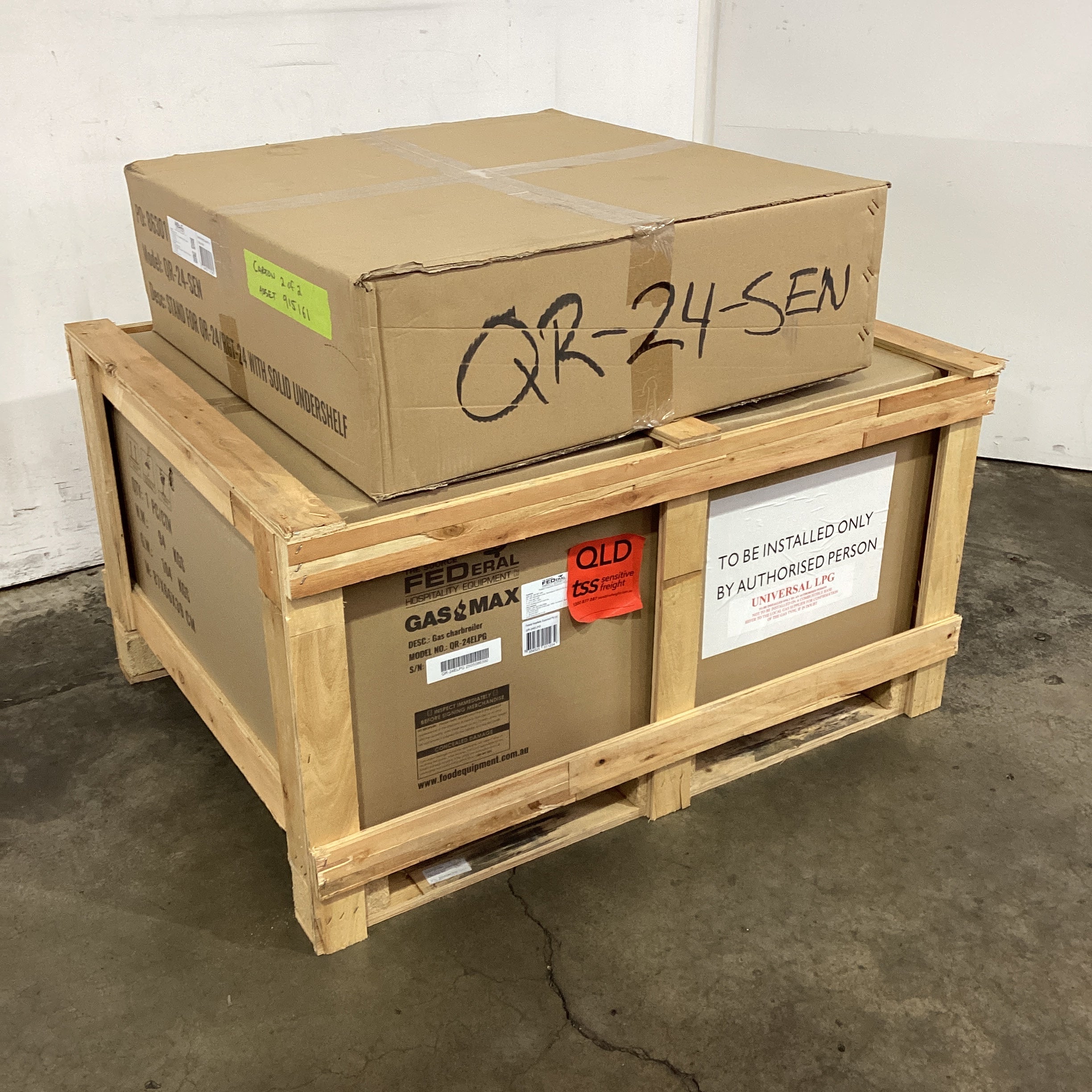 Gasmax QR-24E Char Grill + Stand - 915161