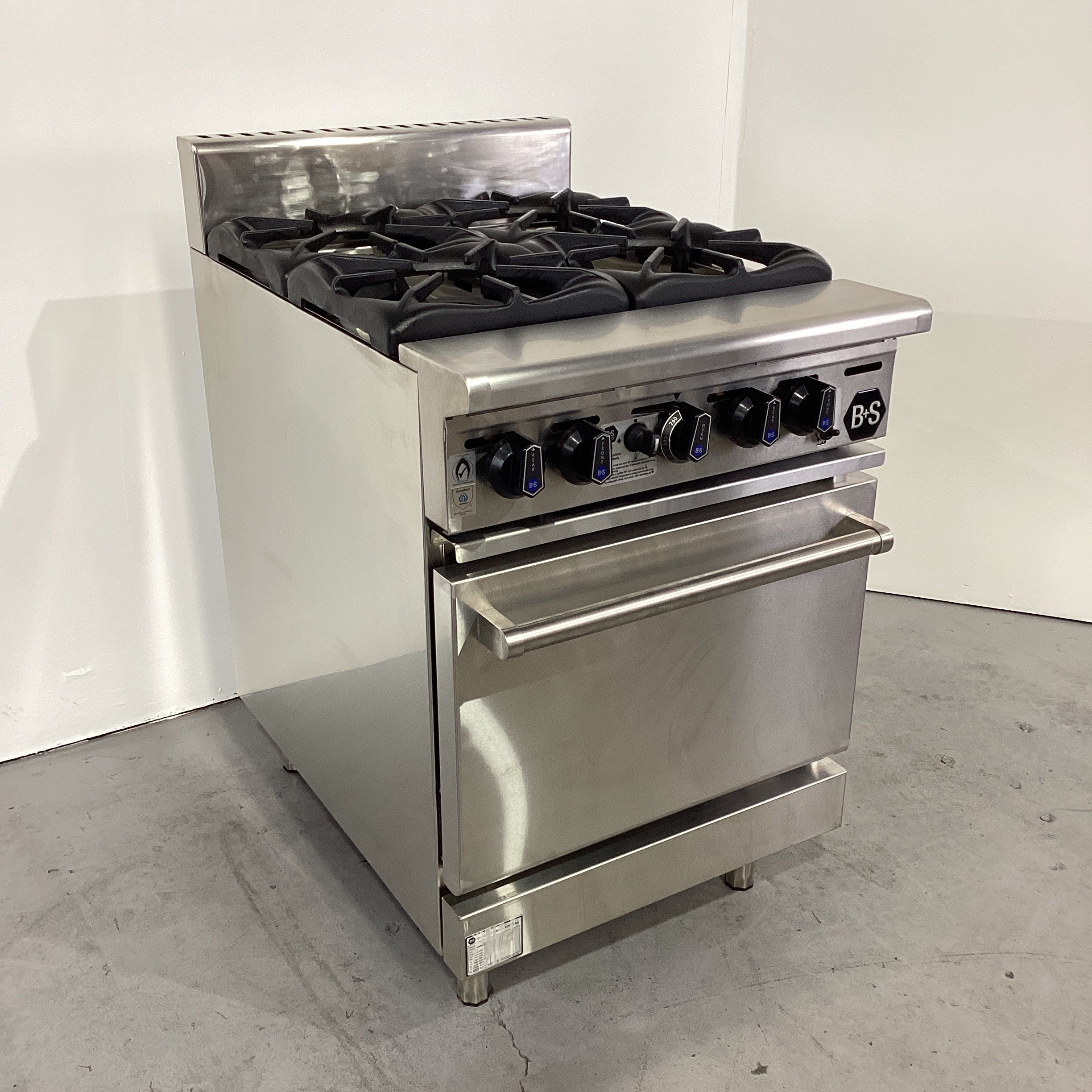 B&S OV-SB4 FF 4 Burner Range Oven - 924981