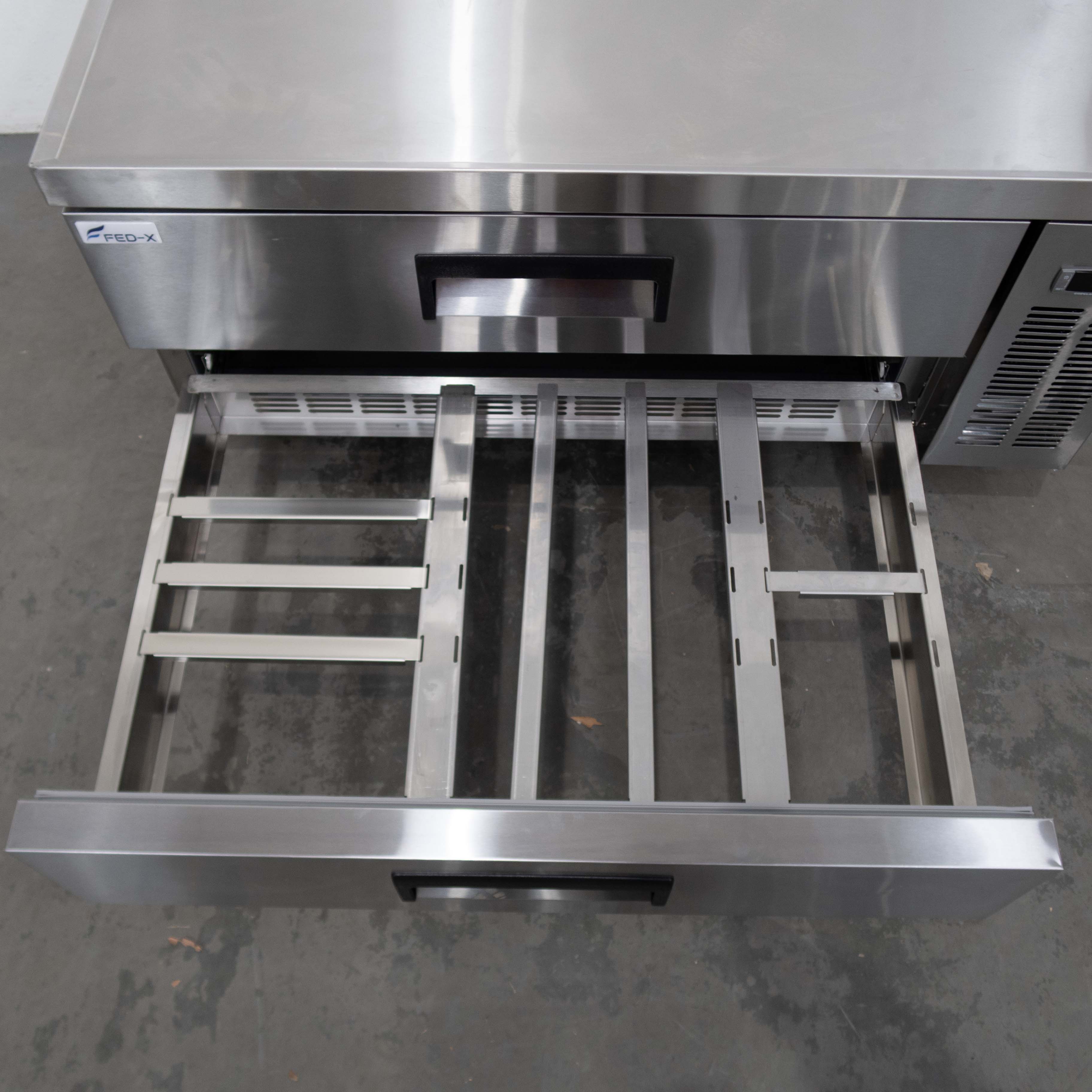 FED-X XCB-48 2 Drawer Undercounter Fridge - 926046