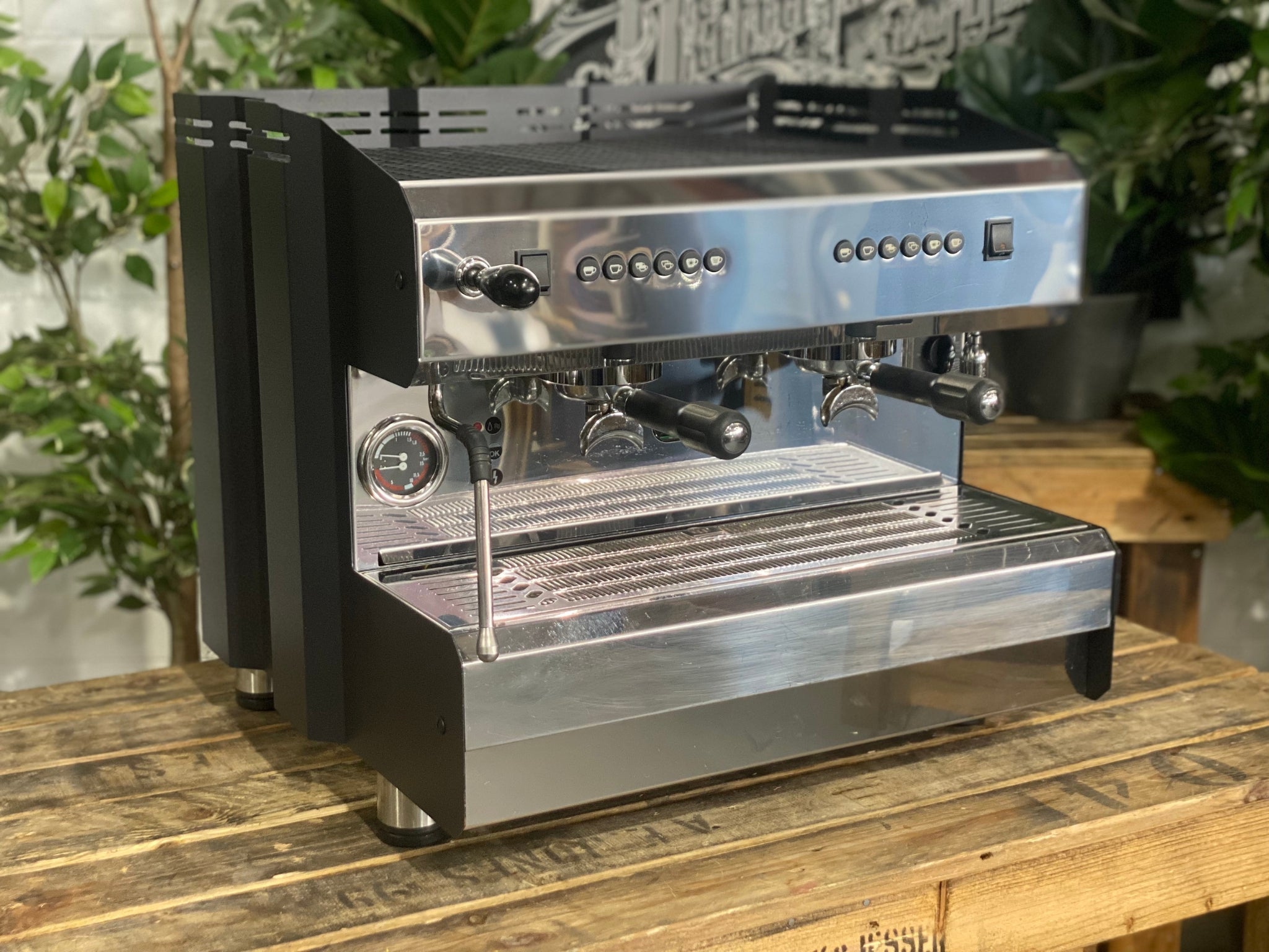 ACM Teknica - 2 Group Commercial Espresso Machine - Black