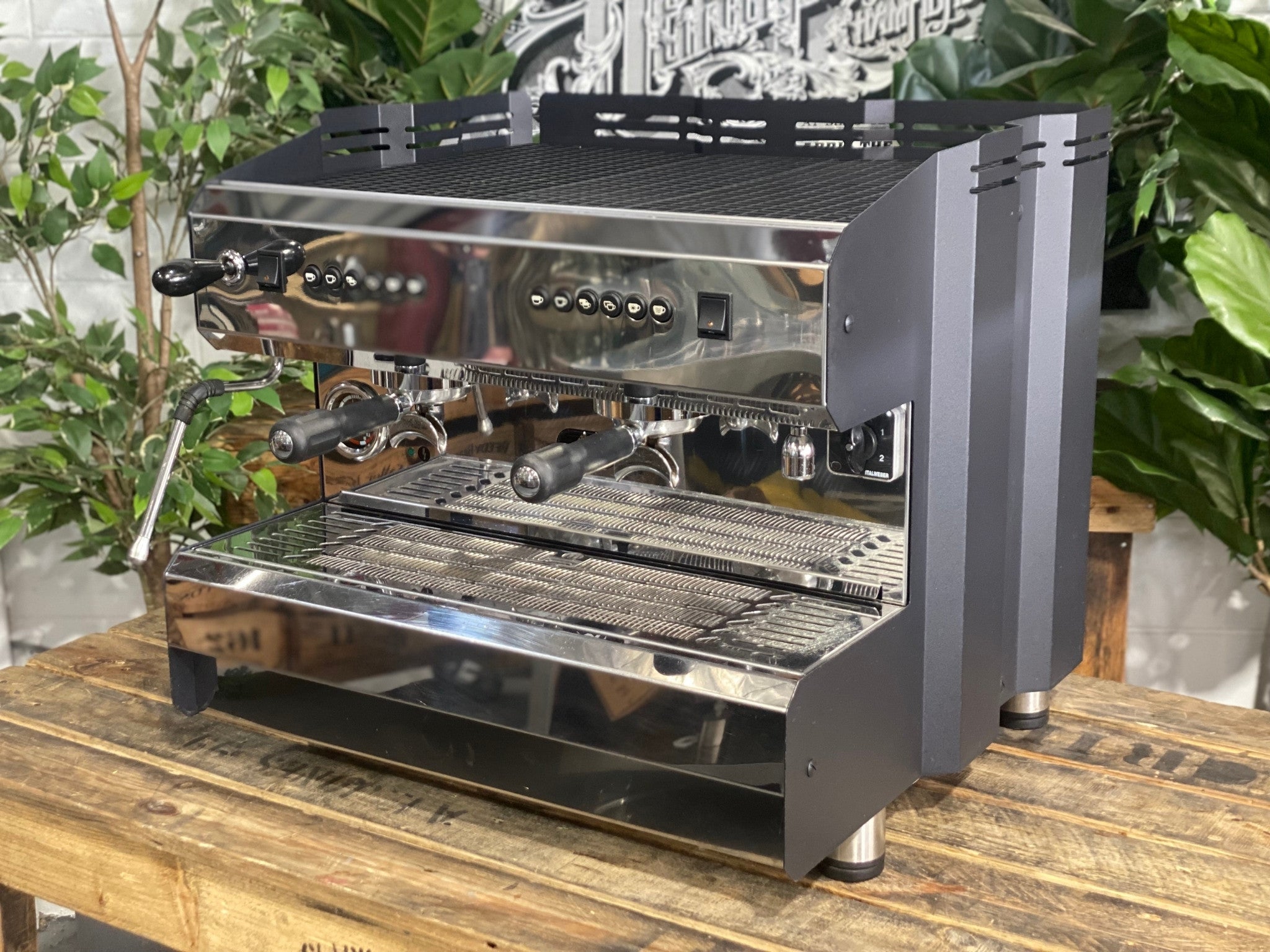 ACM Teknica - 2 Group Commercial Espresso Machine - Black