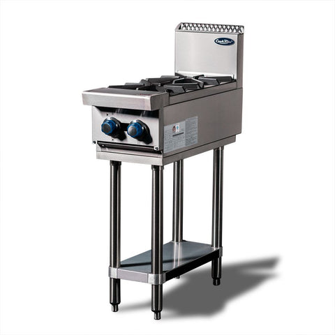 Cookrite AT80G2B-F 2 Burner Cook Top - Natural Gas/LPG