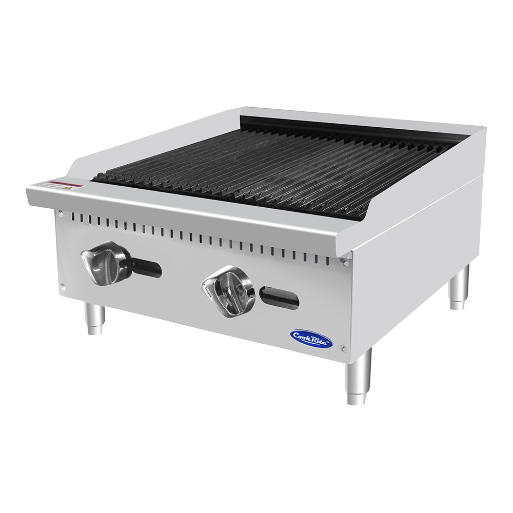 Cookrite 610mm NG Char-Rock Broiler ATCB-24-NG