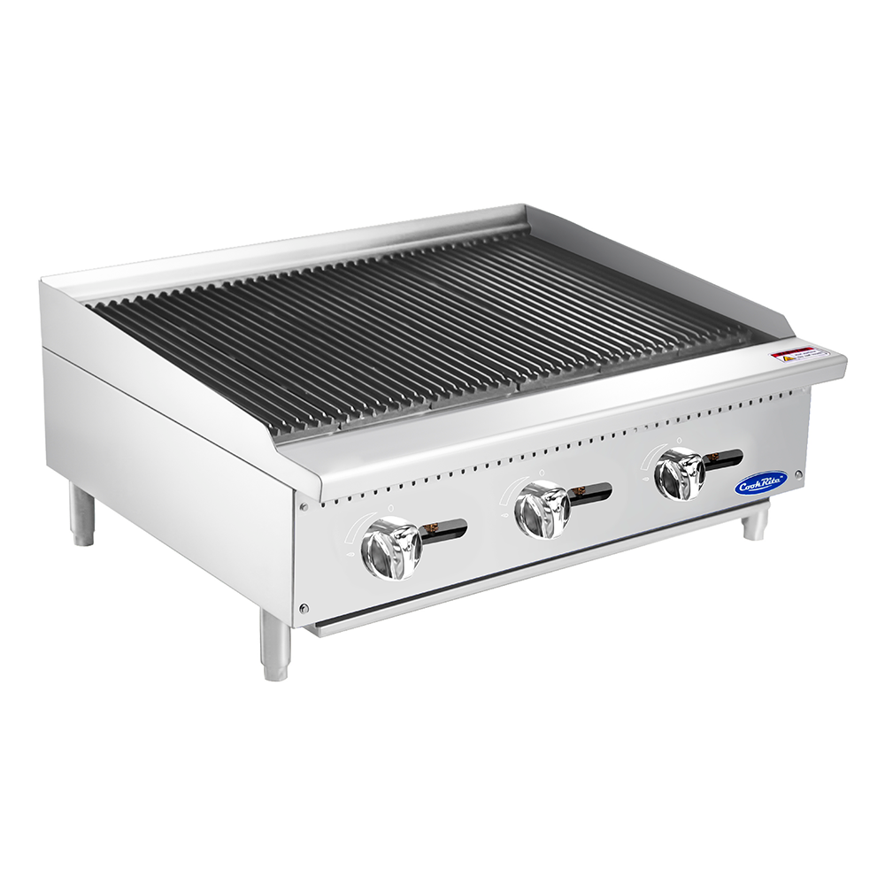 Cookrite ATCB-36 910mm Char-Rock Broiler - Natural Gas/LPG