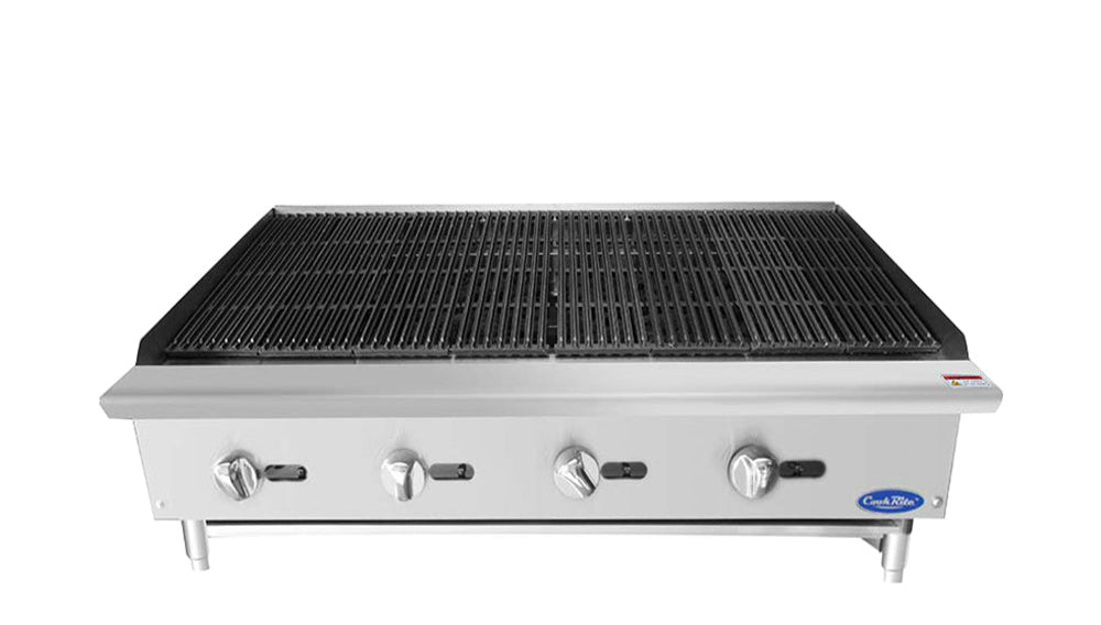 Cookrite ATCB-48 1220mm Char-Rock Broiler - Natural Gas/LPG