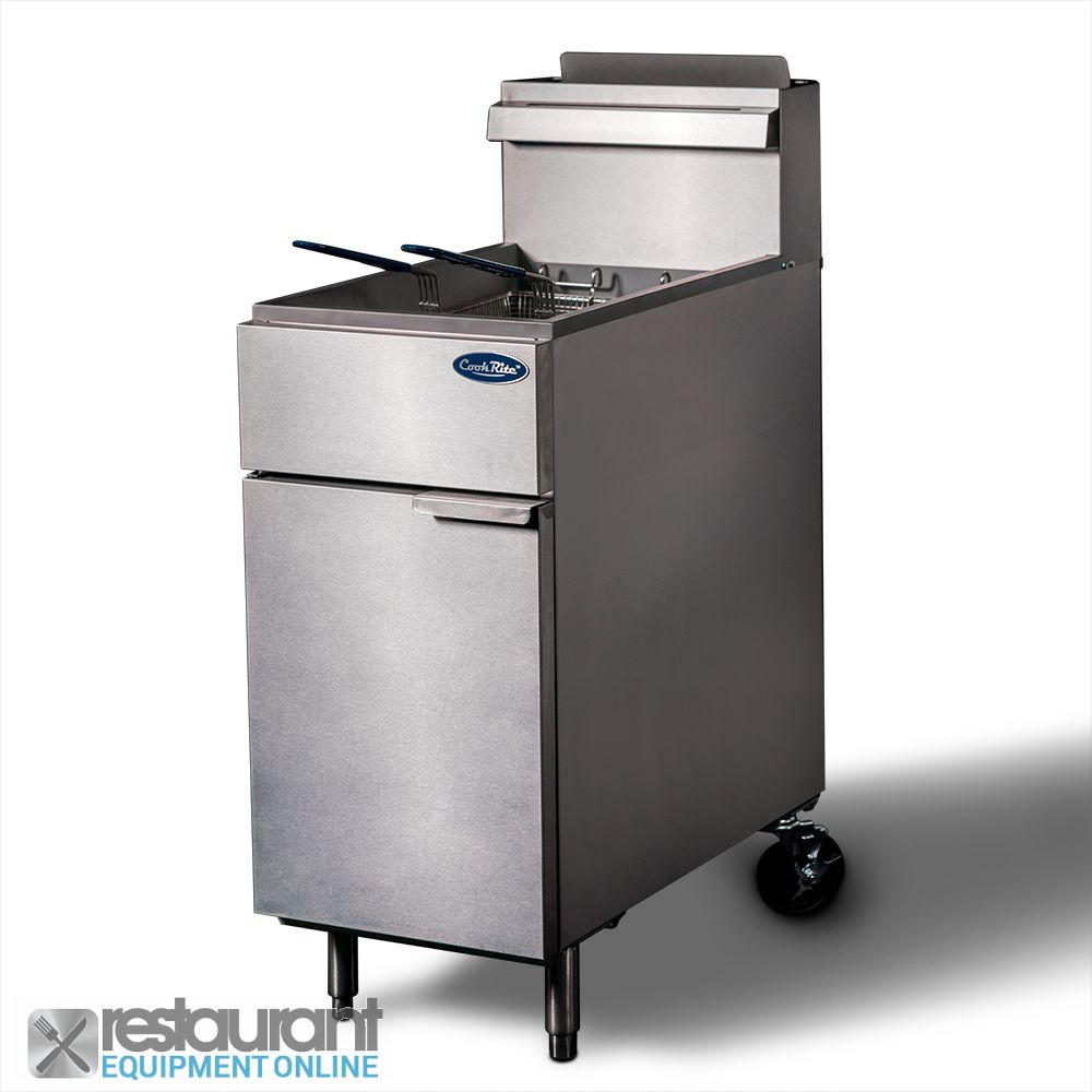 Cookrite ATFS-40 3 Tubes Gas Deep Fryer - Natural Gas/LPG