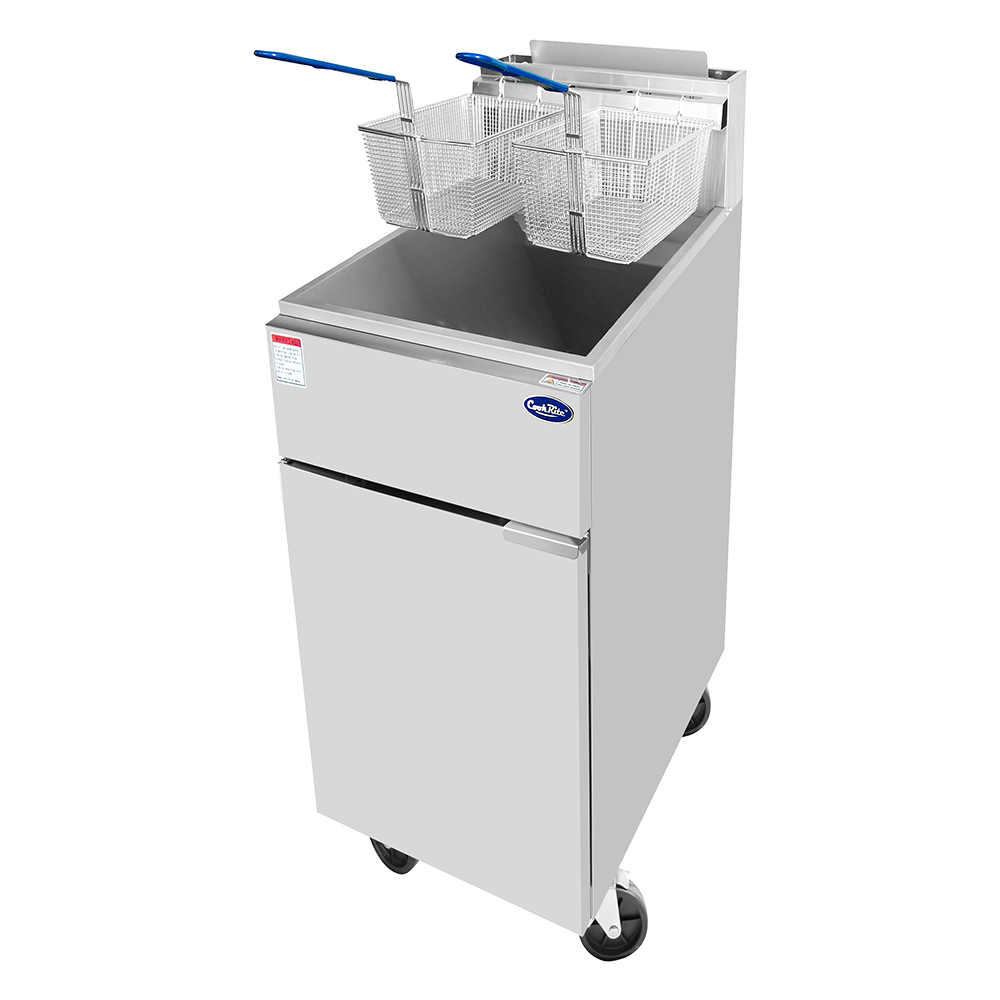 Cookrite ATFS-40 3 Tubes Gas Deep Fryer - Natural Gas/LPG