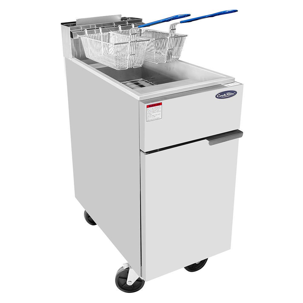 Cookrite ATFS-40 3 Tubes Gas Deep Fryer - Natural Gas/LPG