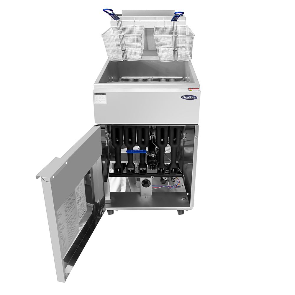 Cookrite 114Mj/h 5 Tubes Gas Deep Fryer NG ATFS-75-NG
