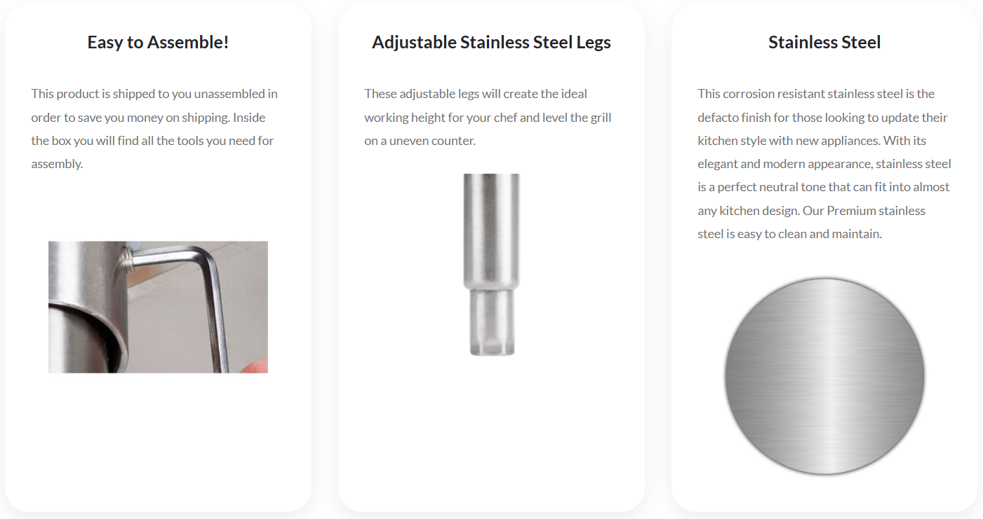 Cookrite 1225mm Stainless steel Stand ATSE-2848