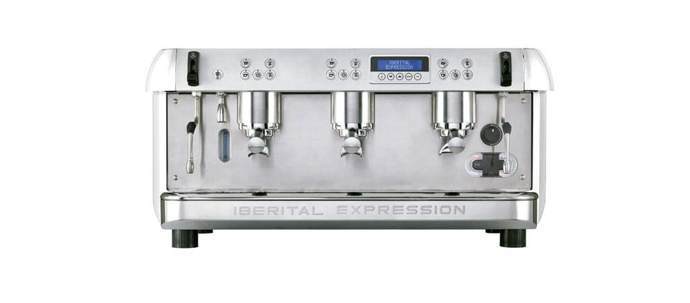 Iberital - 3 Group Commercial Espresso Machine - White