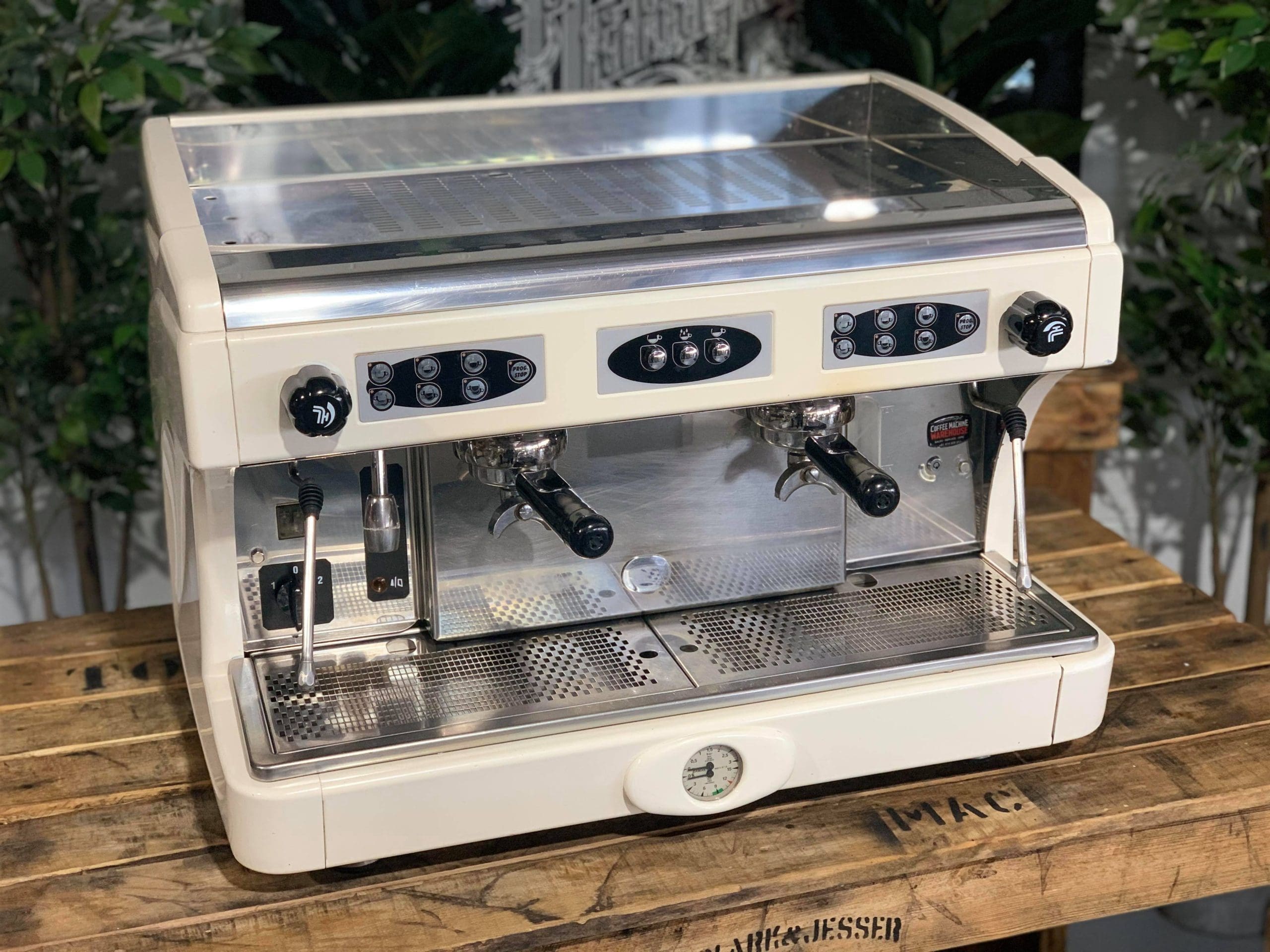 Astoria Calypso - 2 Group Commercial Espresso Machine - White