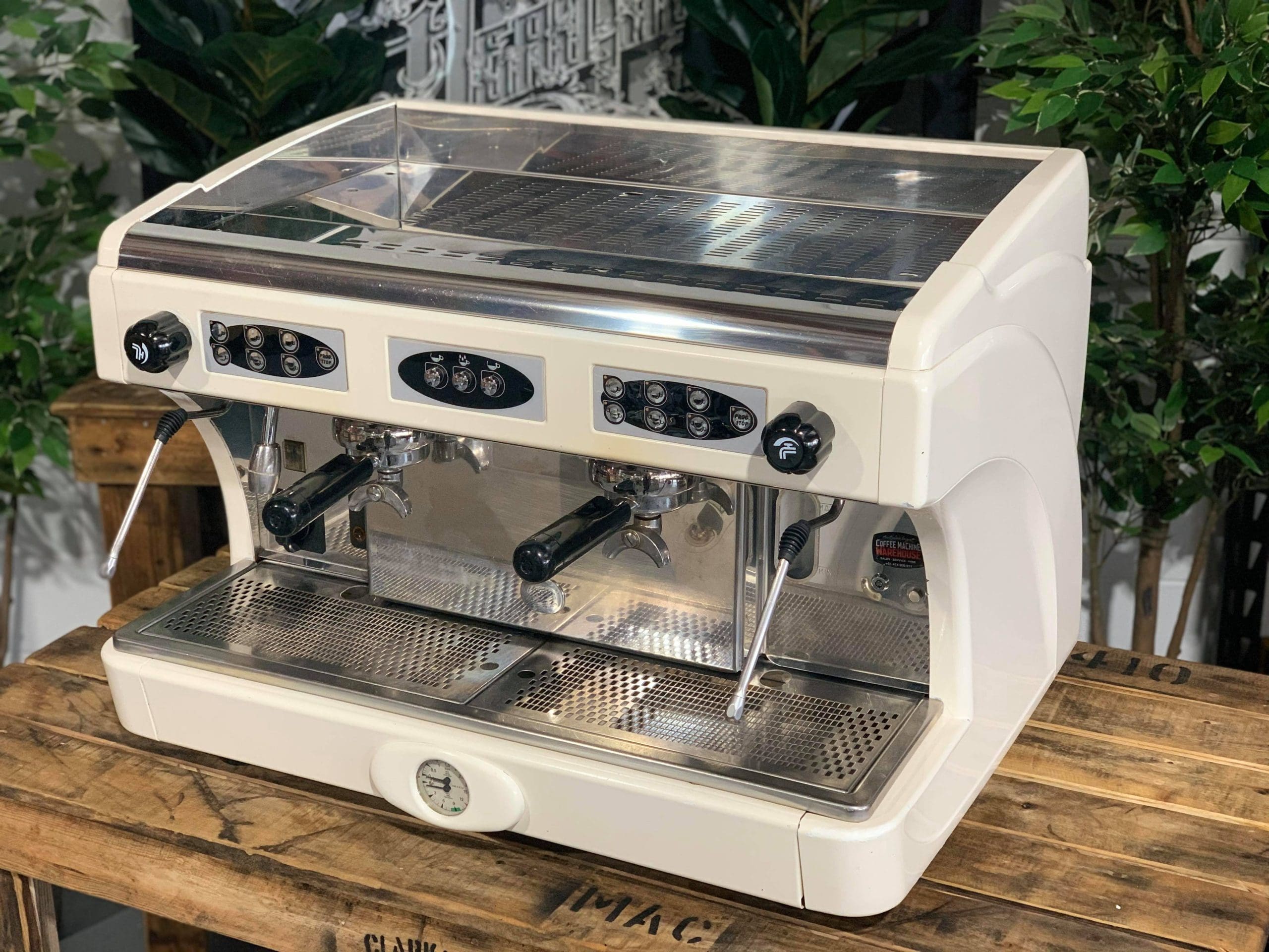 Astoria Calypso - 2 Group Commercial Espresso Machine - White