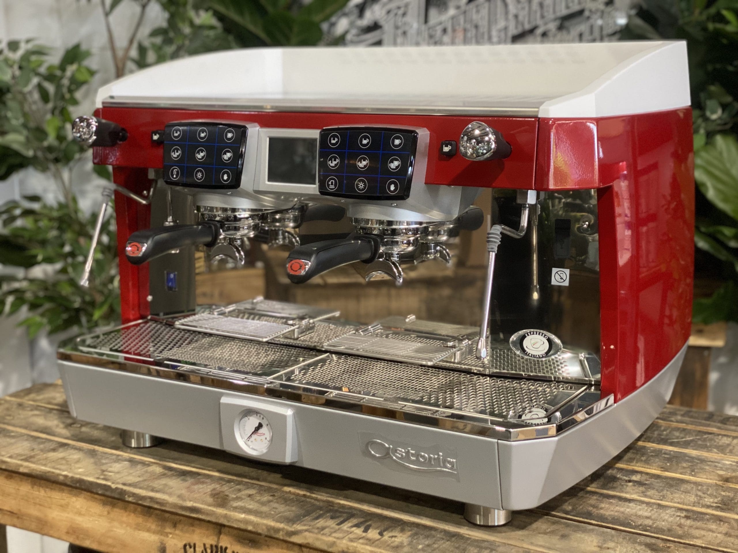 Astoria Core 600 - 2 Group Commercial Espresso Machine - Red
