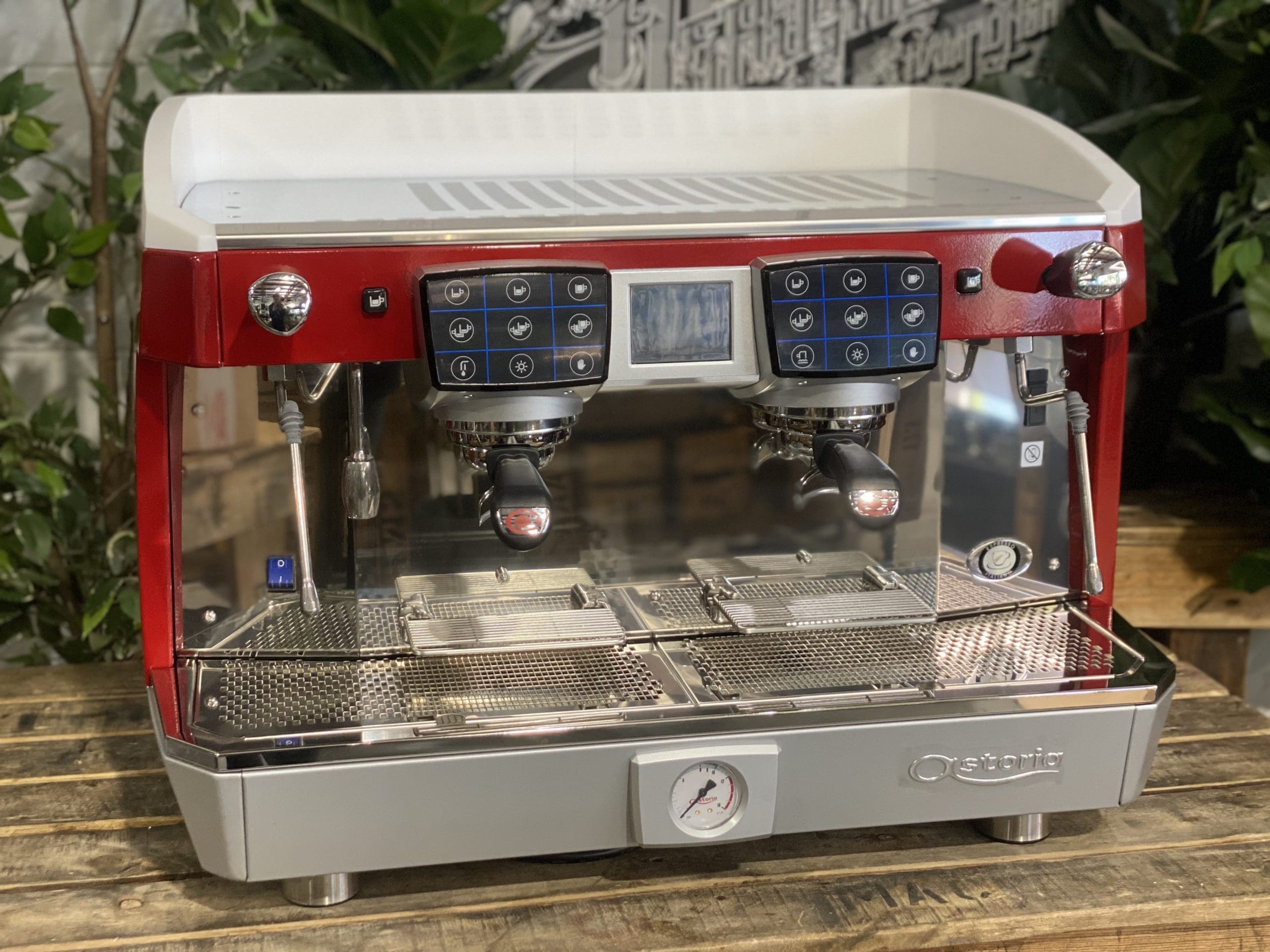 Astoria Core 600 - 2 Group Commercial Espresso Machine - Red