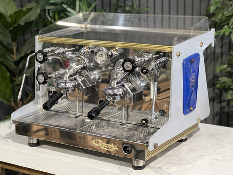 Astoria Rapallo Blue - 2 Group Commercial Espresso Machine - Gold