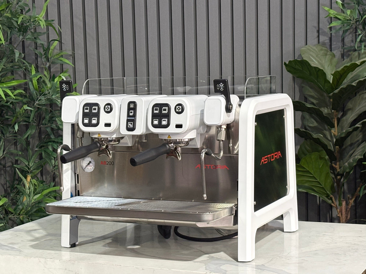 Astoria AB200 Compact - - 2 Group Commercial Espresso Machine - Commercial - White