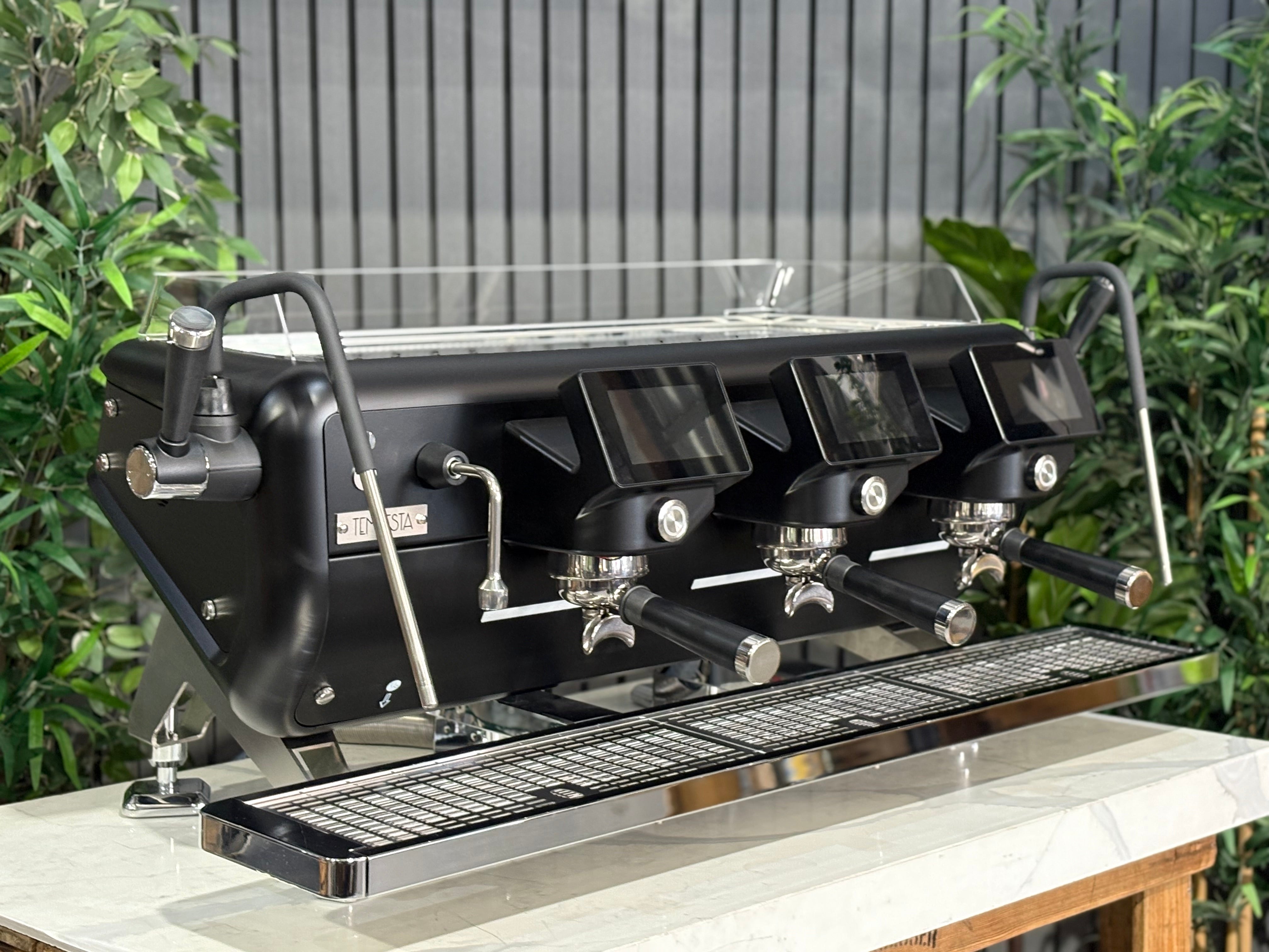Astoria Barista Attitude Tempesta Black with trims - 3 Group Commercial Espresso Machine - Black
