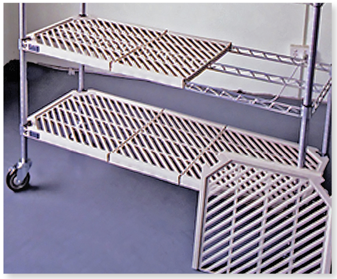 Atlas Shelving 4 Shelf Add-on Plastic Matt Shelving