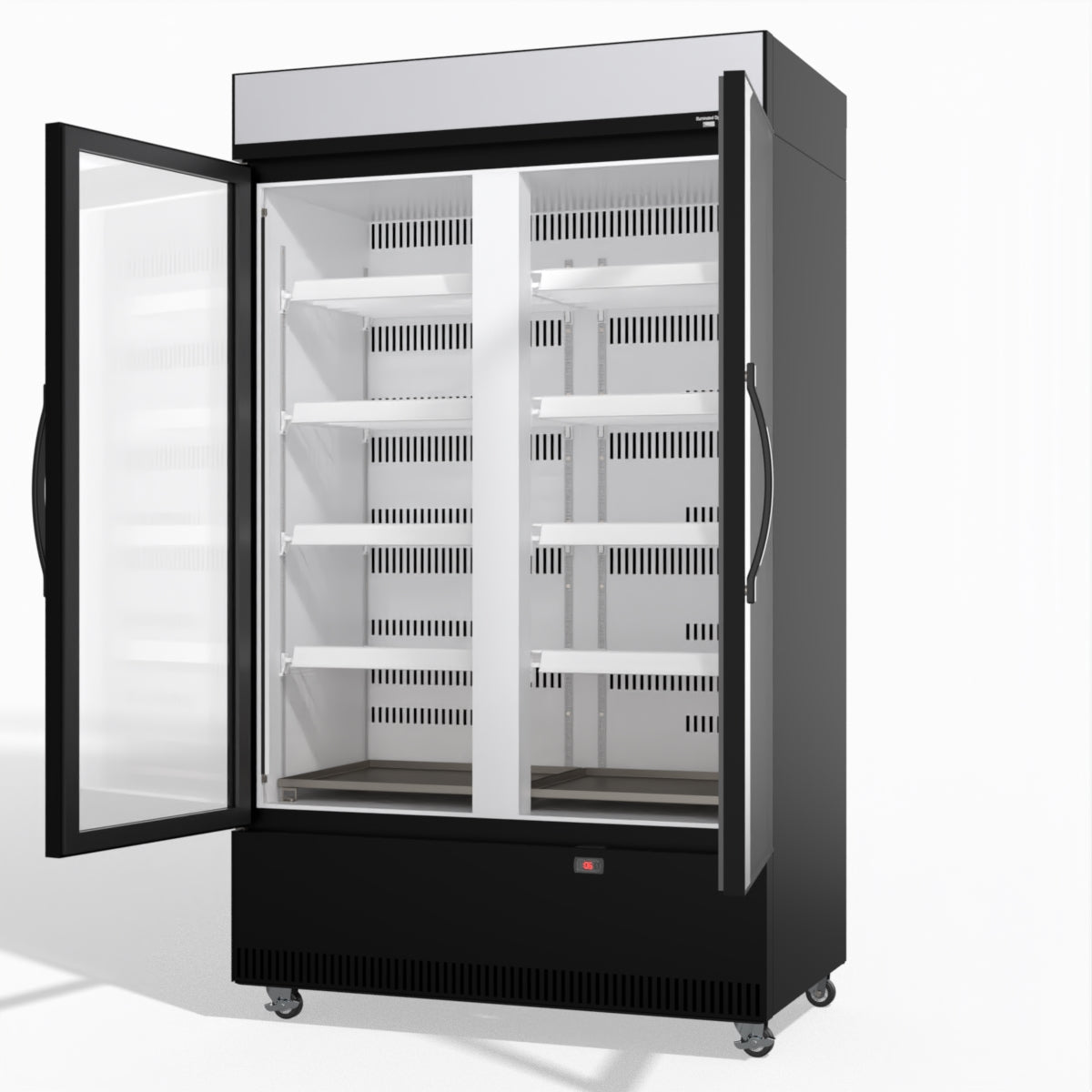 Skope EziCore BCE1200N 2 Glass Door Display or Storage Fridge 1030L - BCE1200N