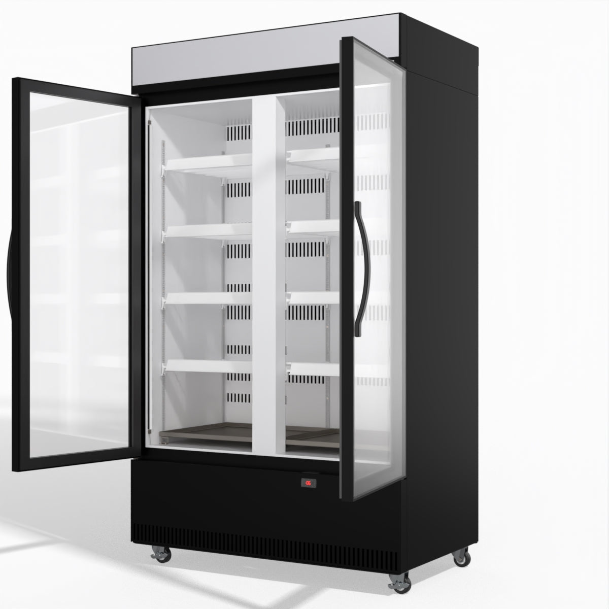Skope EziCore BCE1200N 2 Glass Door Display or Storage Fridge 1030L - BCE1200N