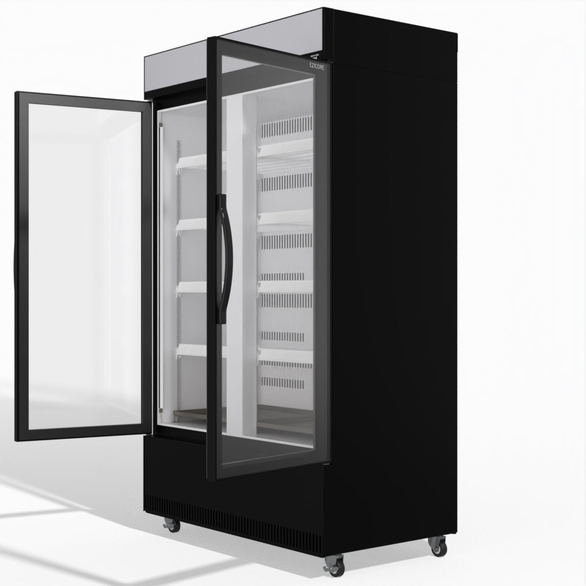 Skope EziCore BCE1200N 2 Glass Door Display or Storage Fridge 1030L - BCE1200N