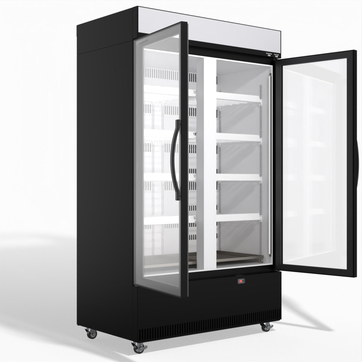 Skope EziCore BCE1200N 2 Glass Door Display or Storage Fridge 1030L - BCE1200N