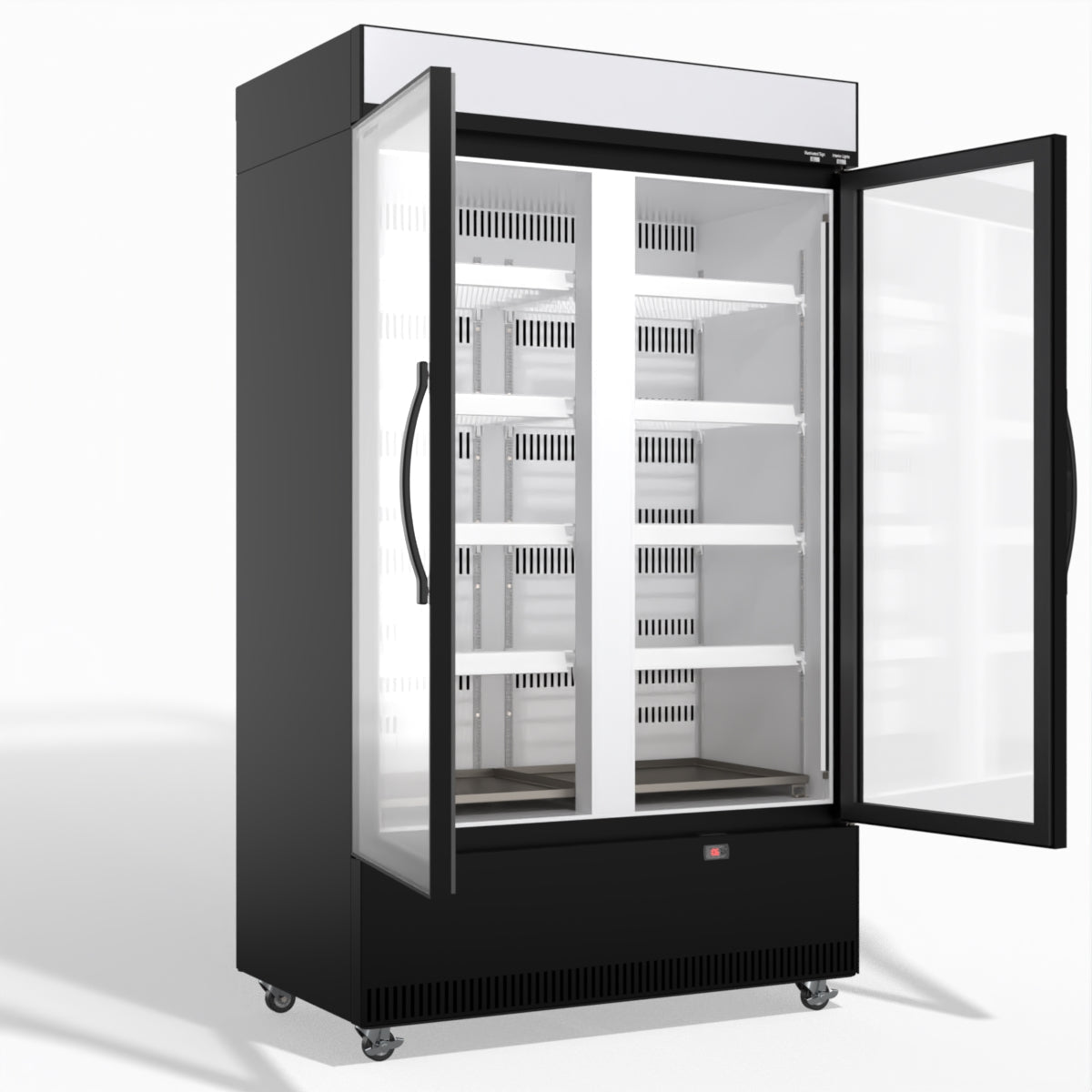 Skope EziCore BCE1200N 2 Glass Door Display or Storage Fridge 1030L - BCE1200N