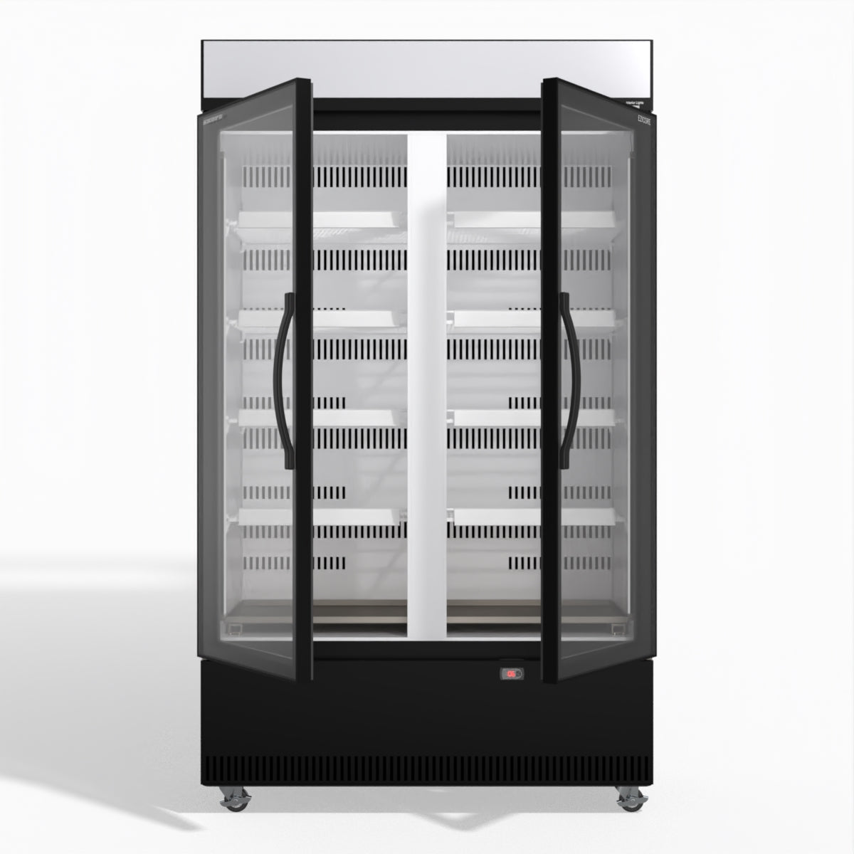 Skope EziCore BCE1200N 2 Glass Door Display or Storage Fridge 1030L - BCE1200N