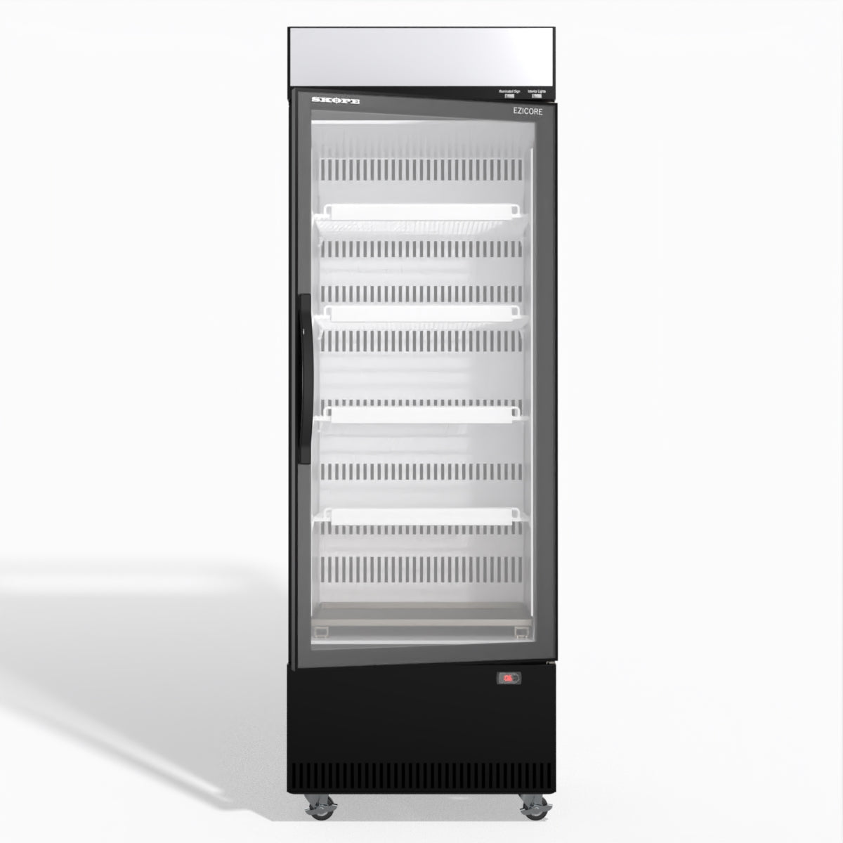 Skope EziCore BCE600N 1 Glass Door Display or Storage Fridge 559L - BCE600N