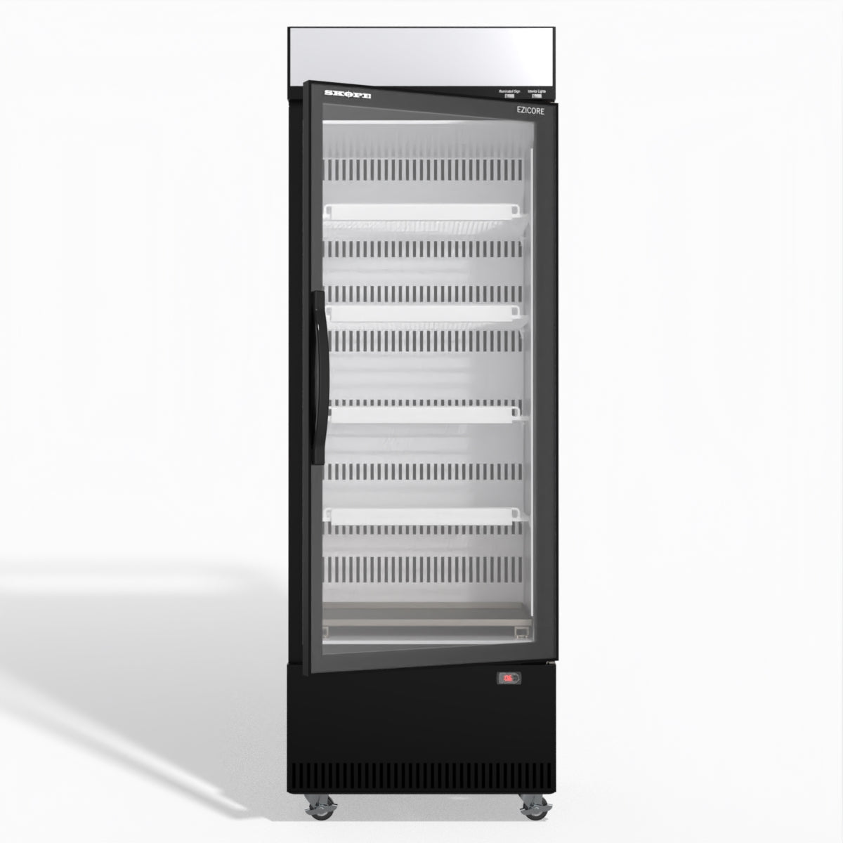 Skope EziCore BCE600N 1 Glass Door Display or Storage Fridge 559L - BCE600N