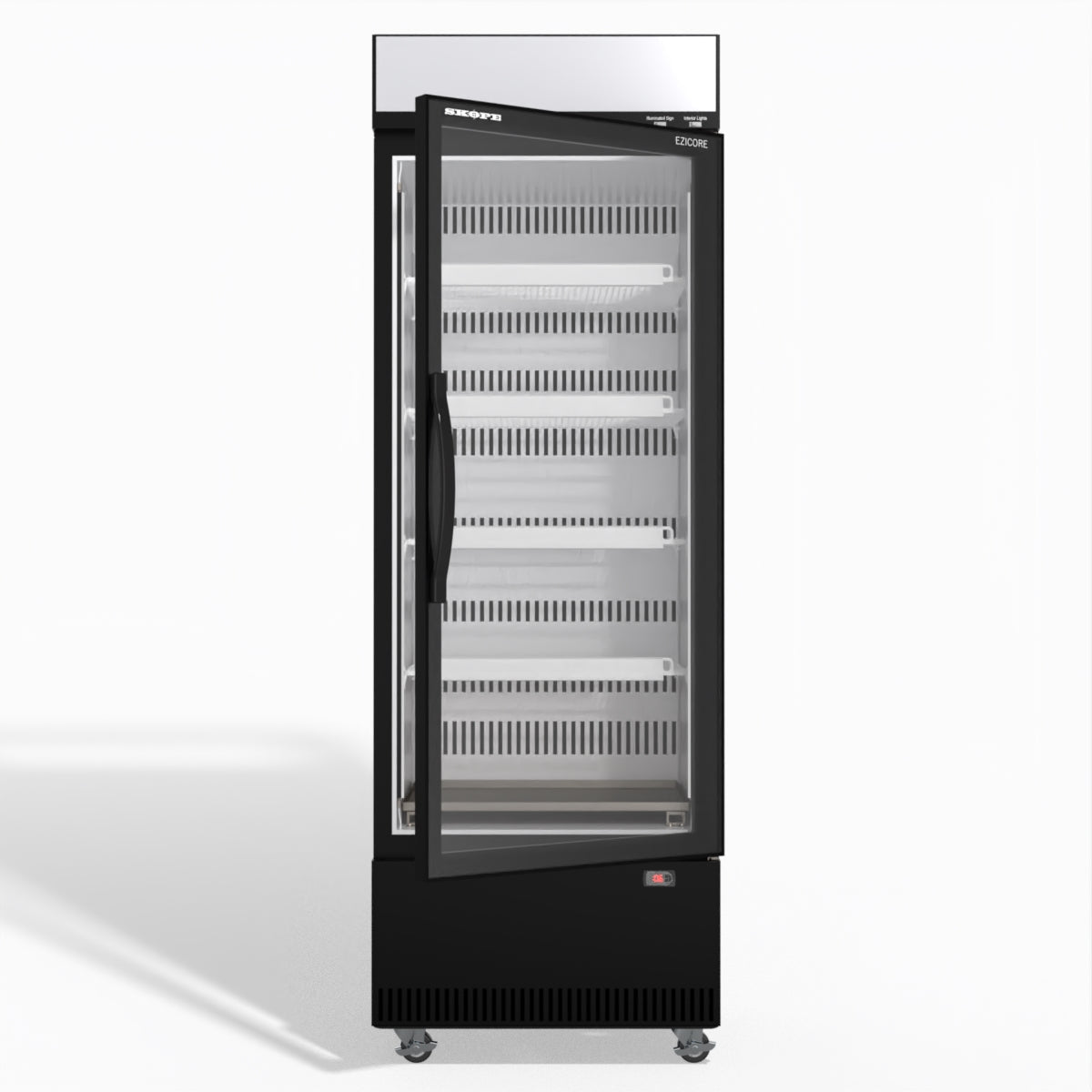 Skope EziCore BCE600N 1 Glass Door Display or Storage Fridge 559L - BCE600N