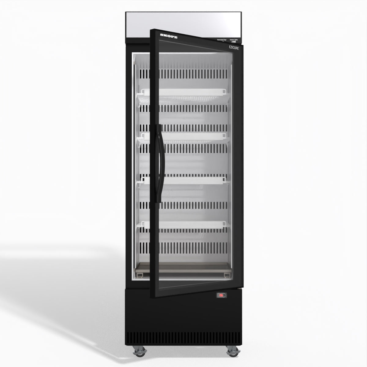 Skope EziCore BCE600N 1 Glass Door Display or Storage Fridge 559L - BCE600N