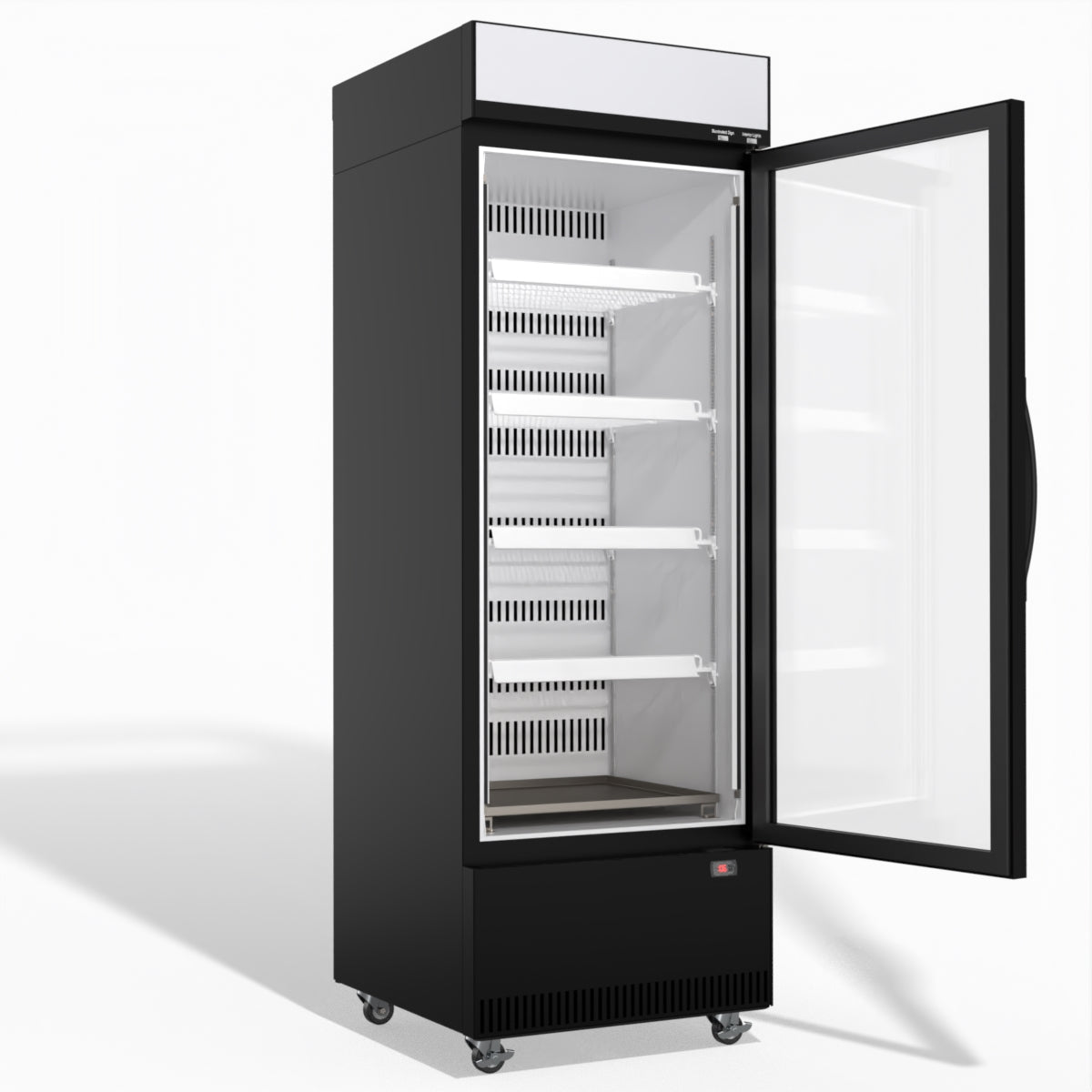 Skope EziCore BCE600N 1 Glass Door Display or Storage Fridge 559L - BCE600N