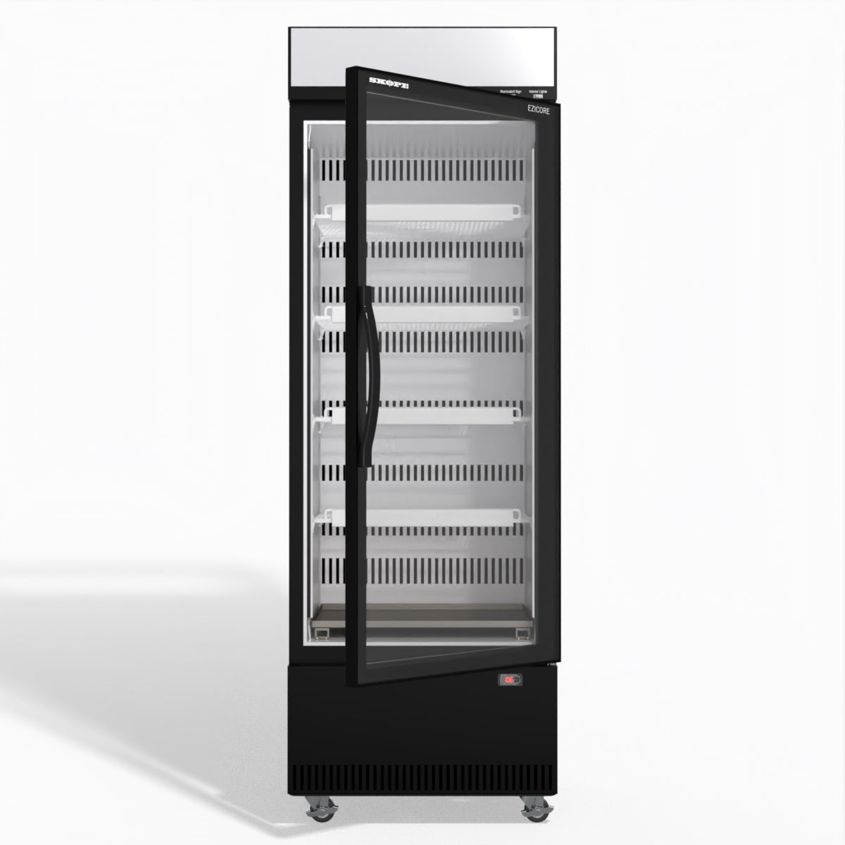 Skope EziCore BCE600N 1 Glass Door Display or Storage Fridge 559L - BCE600N