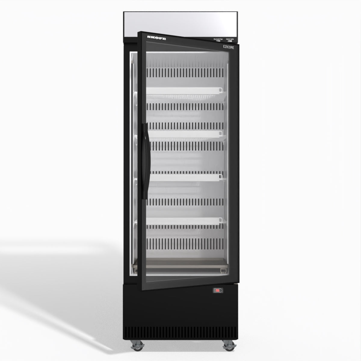 Skope EziCore BCE600N 1 Glass Door Display or Storage Fridge 559L - BCE600N